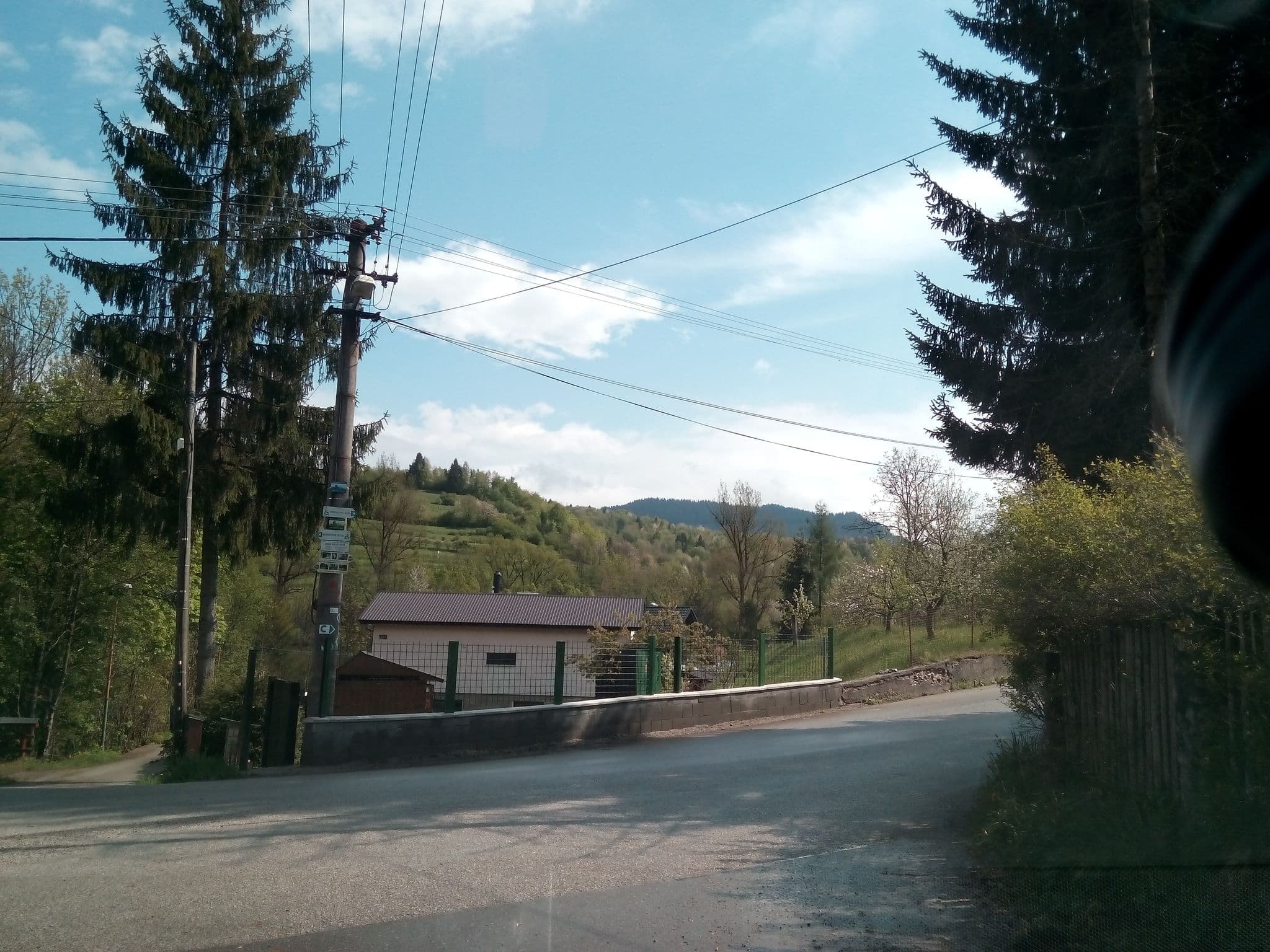 Street view near Jánošíkova Valaška, Terchová
