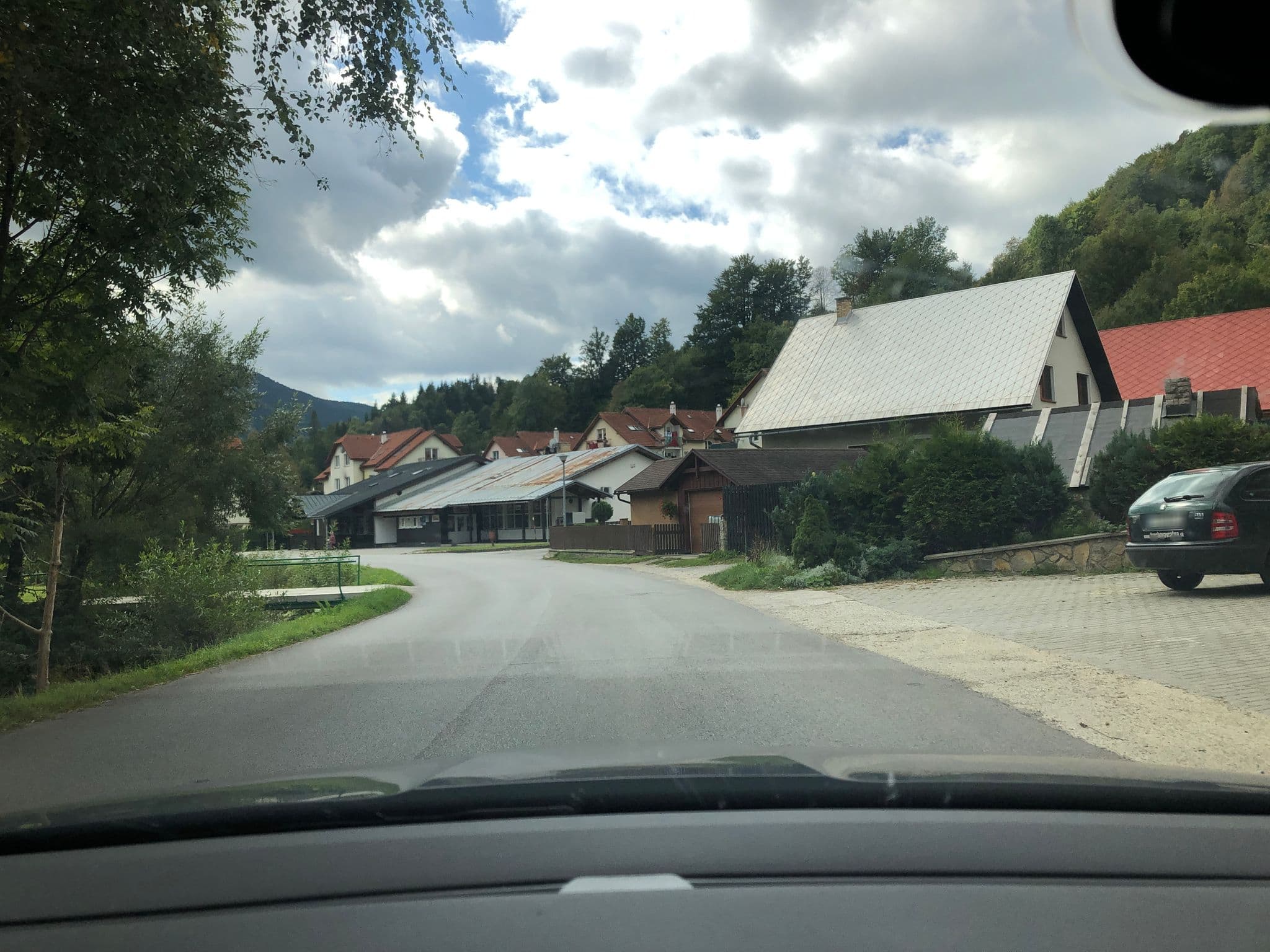 Street view near Penzión Goral, Terchová