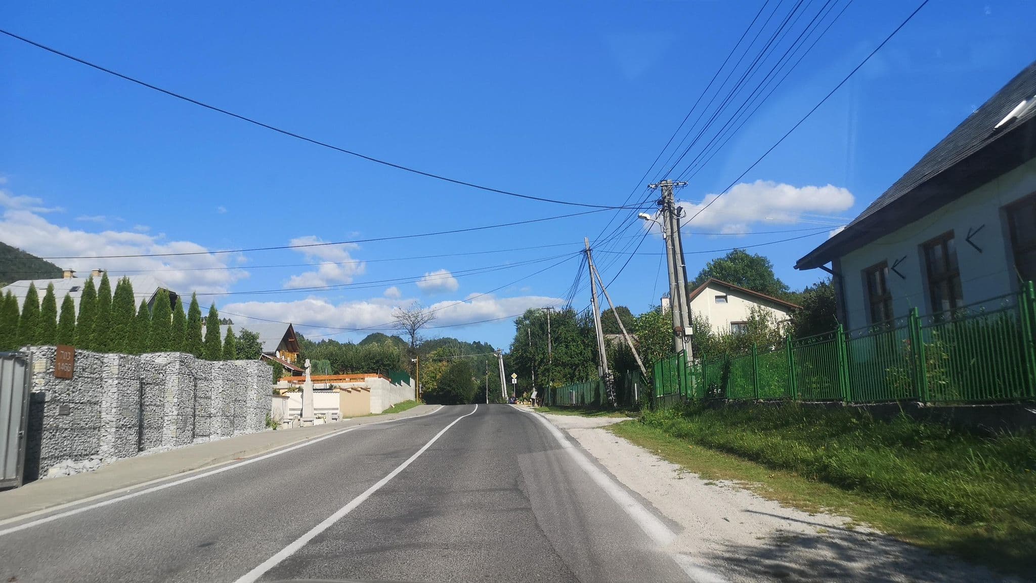 Street view near Chalupa Sokolisko, Terchová