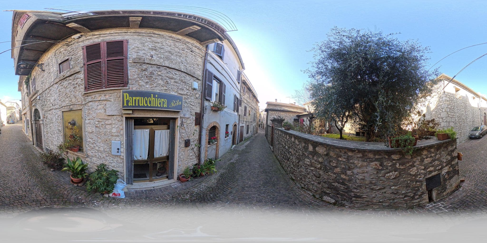 Street view near In Cammino, Guarcino — © odiug (CC BY-SA · Mapillary)