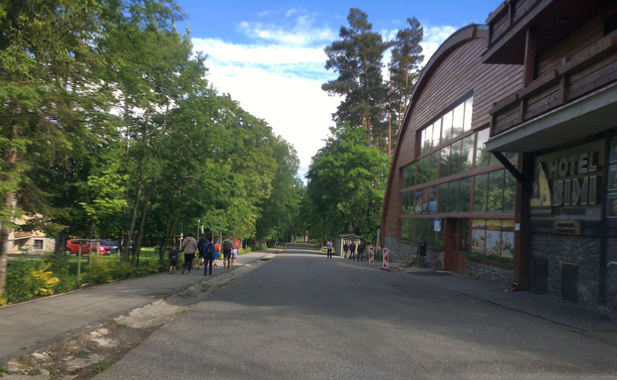 Street view near Pod sedlom, Vysoké Tatry