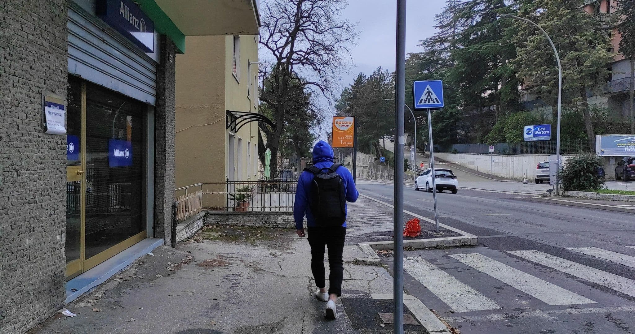 Street view near I Colli Hotel Macerata, Macerata — © jeawrong (CC BY-SA · Mapillary)