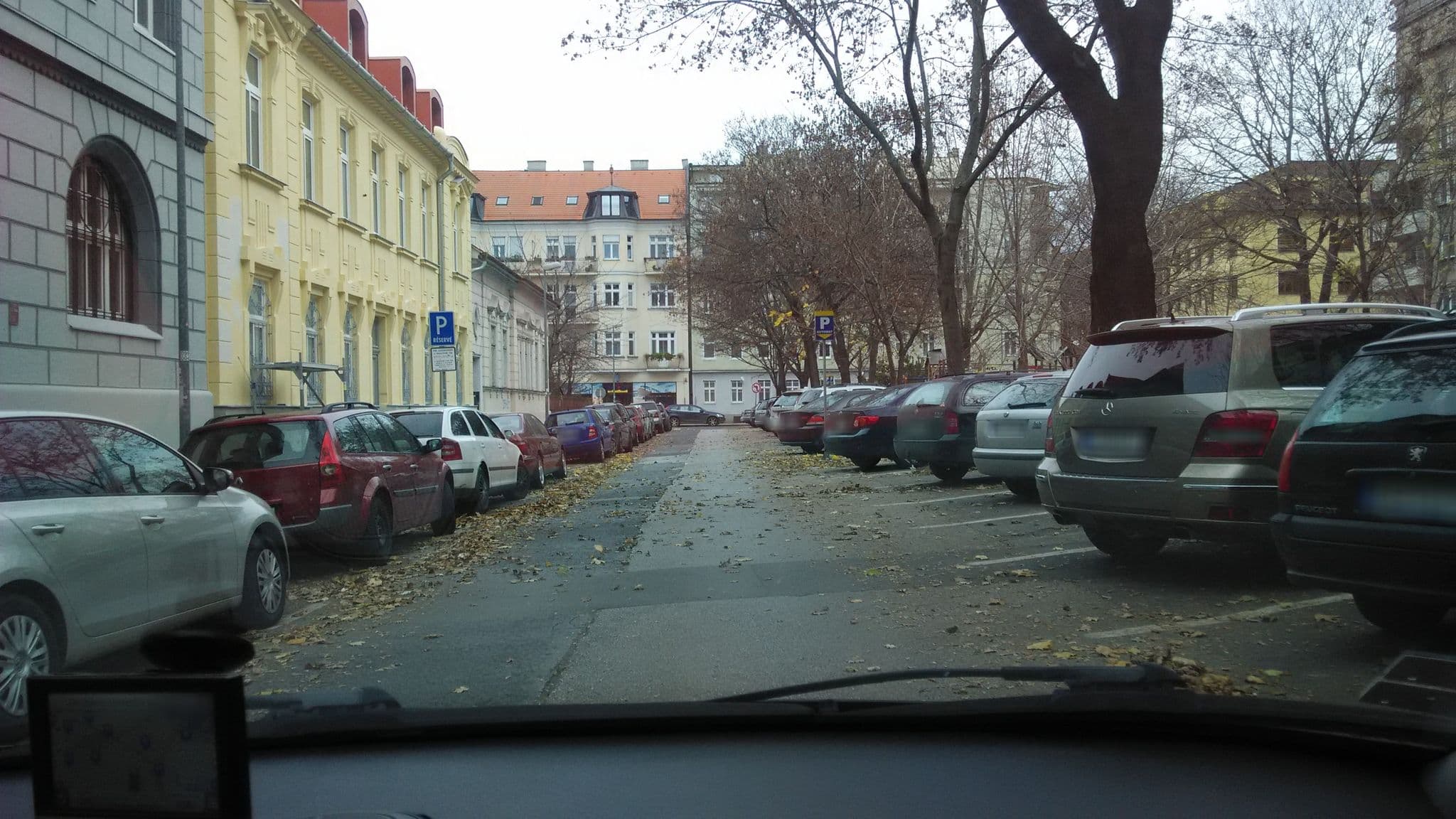 Street view near Centrum Salvator, Bratislava — © brano (CC BY-SA · Mapillary)