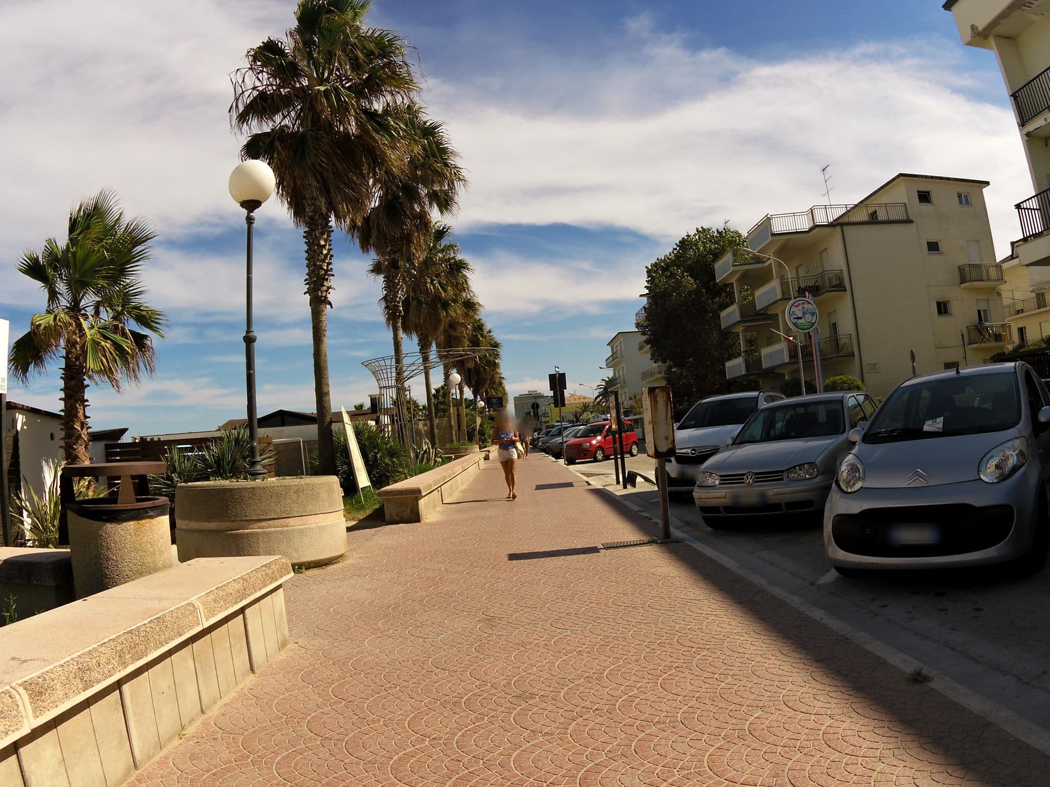 Street view near Hotel Lido, Lido di Fermo — © czmrtn (CC BY-SA · Mapillary)