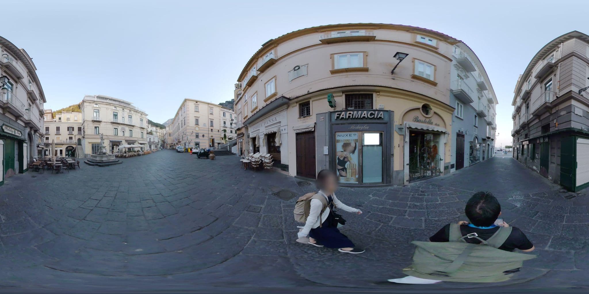 Street view near Hotel Sant’Andrea, Amalfi — © mapconcierge (CC BY-SA · Mapillary)