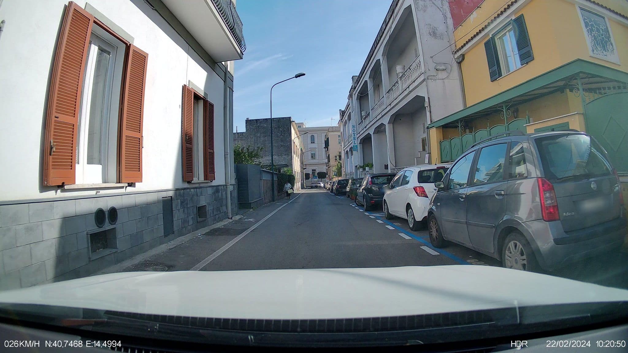 Street view near Hotel Laura, Pompei — © Hrabroslav (CC BY-SA · Mapillary)
