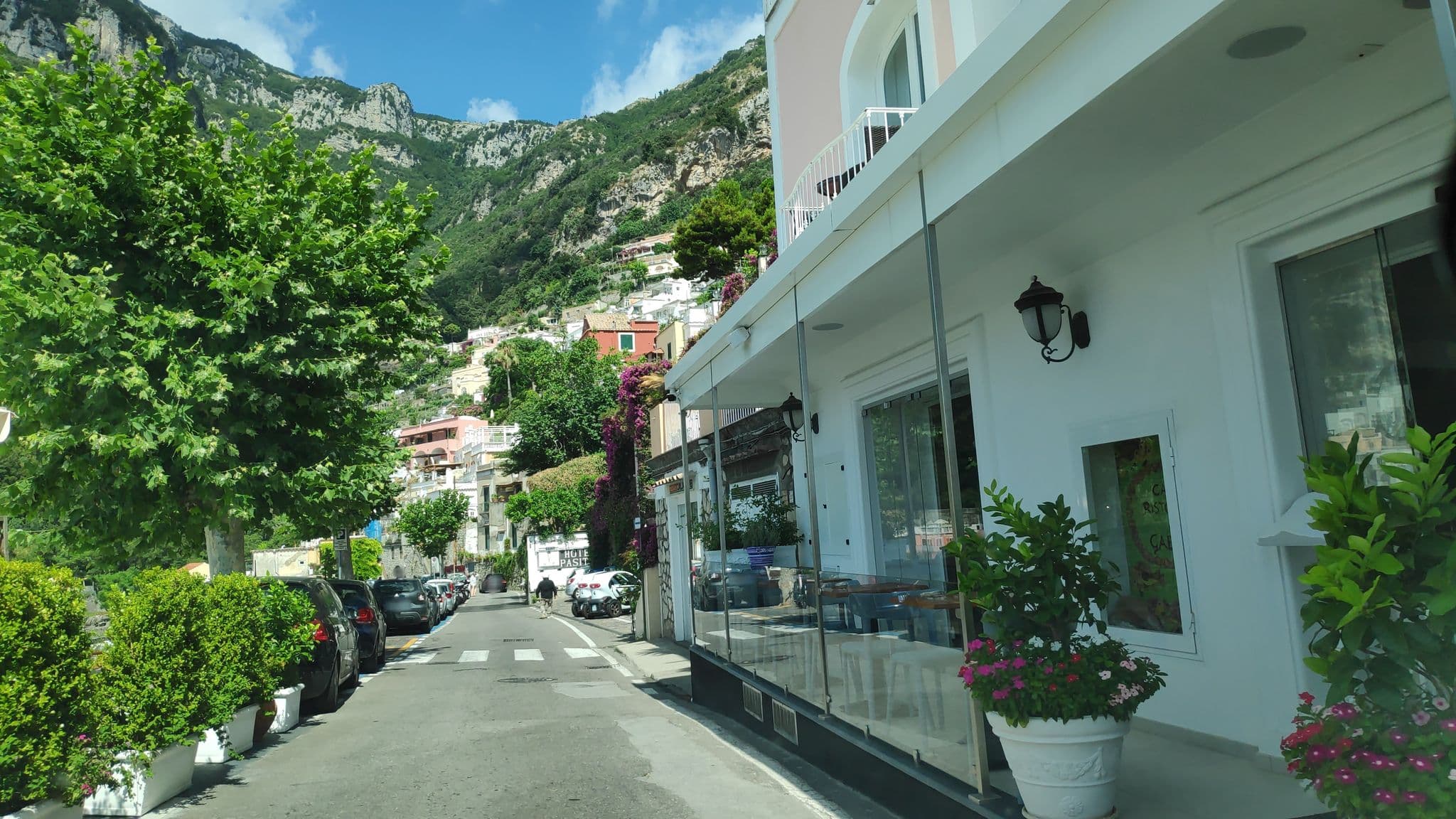 Street view near Villa Balda, Positano — © marcuscalabresus (CC BY-SA · Mapillary)