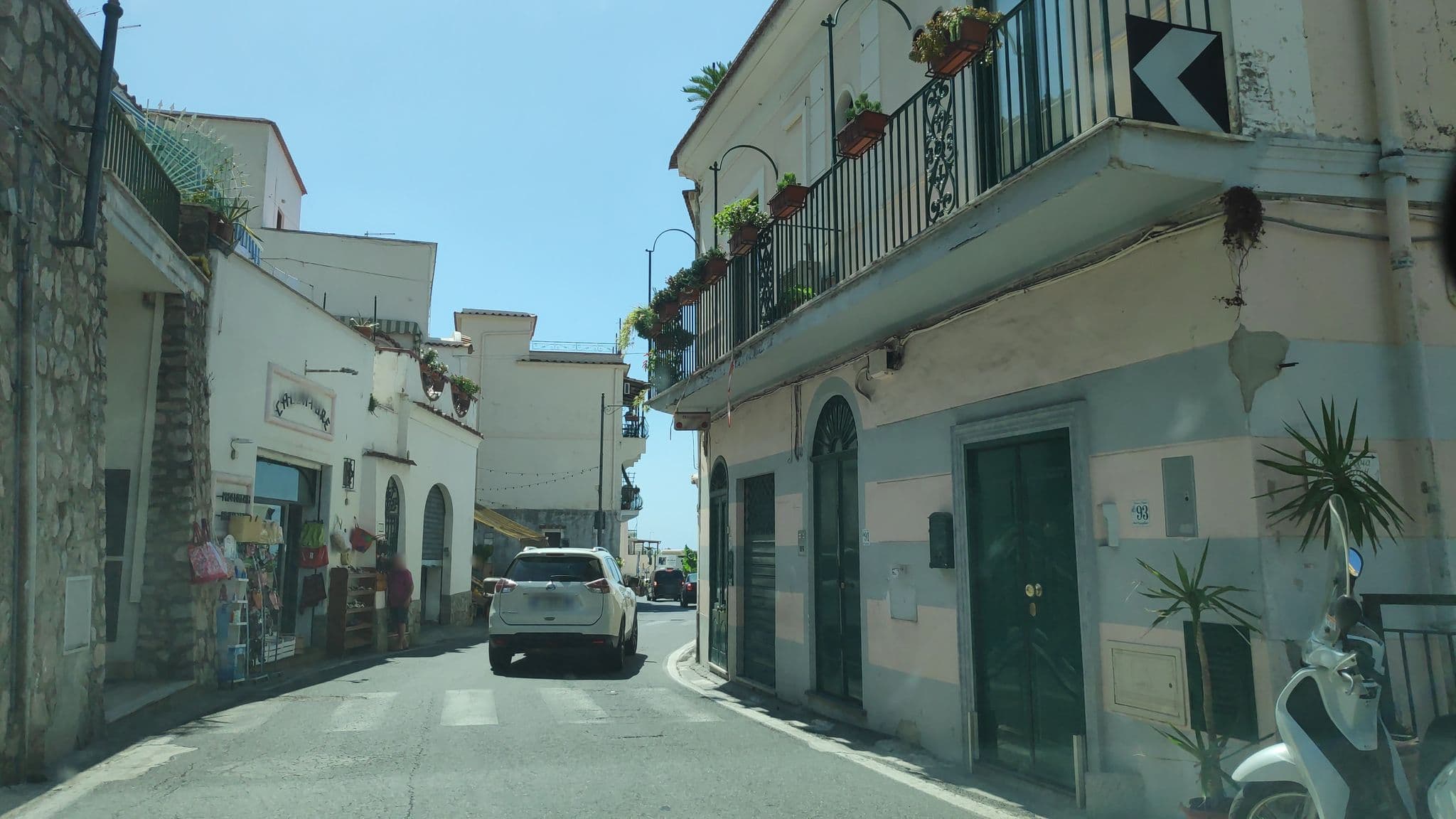 Street view near Casa Stella Marina, Praiano — © marcuscalabresus (CC BY-SA · Mapillary)