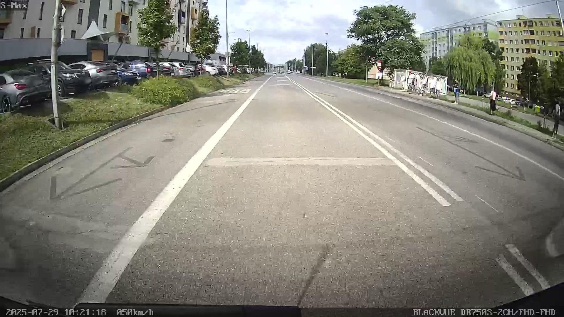 Street view near Hotel Dominika, Petržalka — © hajty (CC BY-SA · Mapillary)