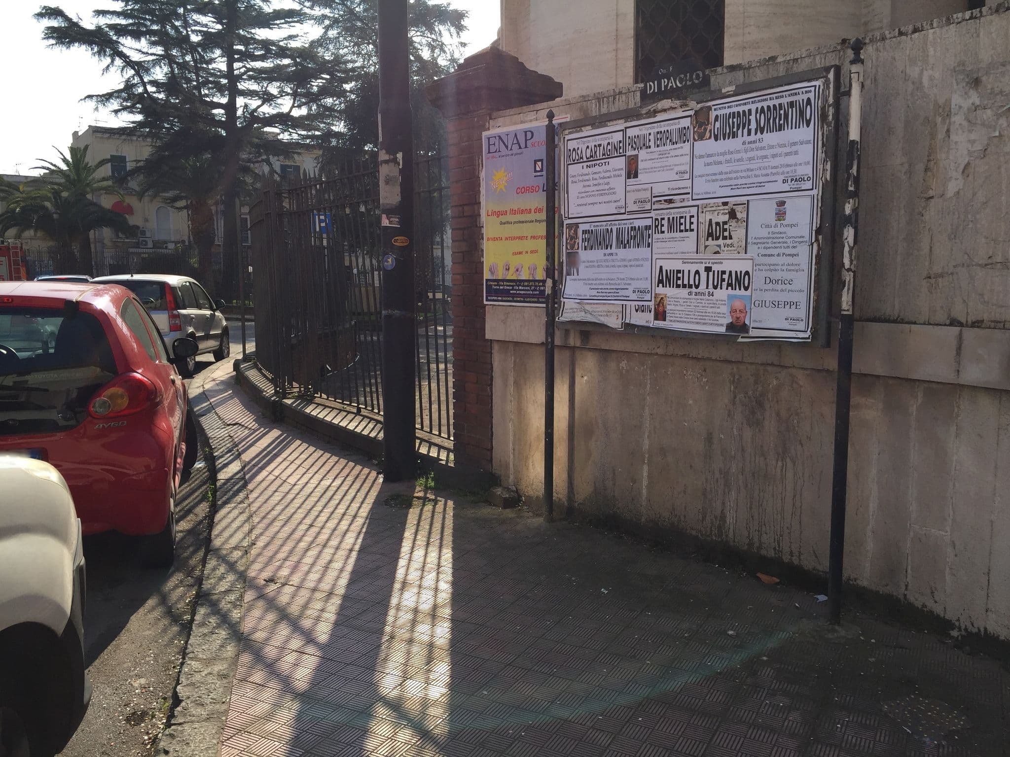 Street view near Evita House B&B, Pompei — © richlv (CC BY-SA · Mapillary)