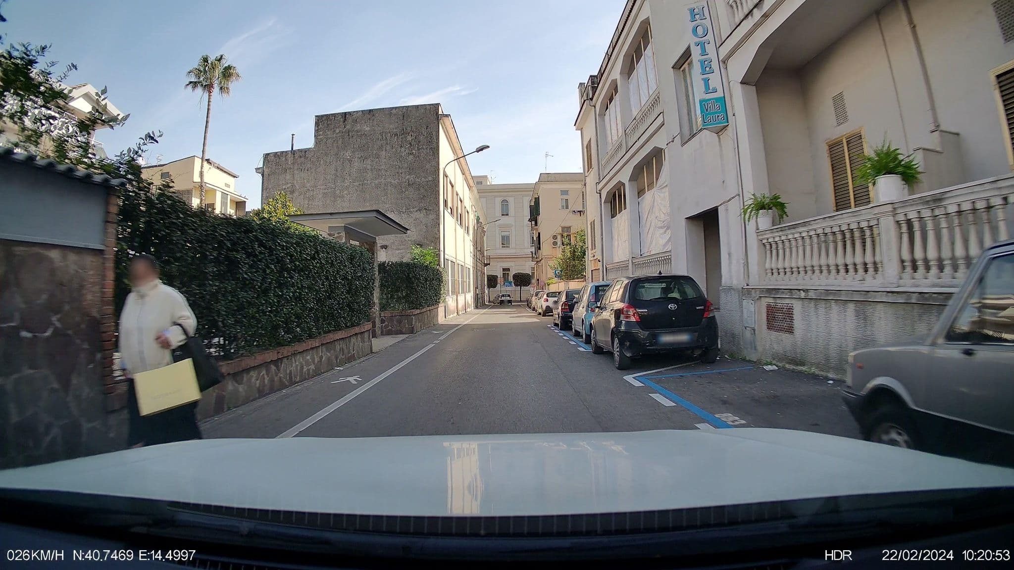 Street view near Villa Laura, Pompei — © Hrabroslav (CC BY-SA · Mapillary)
