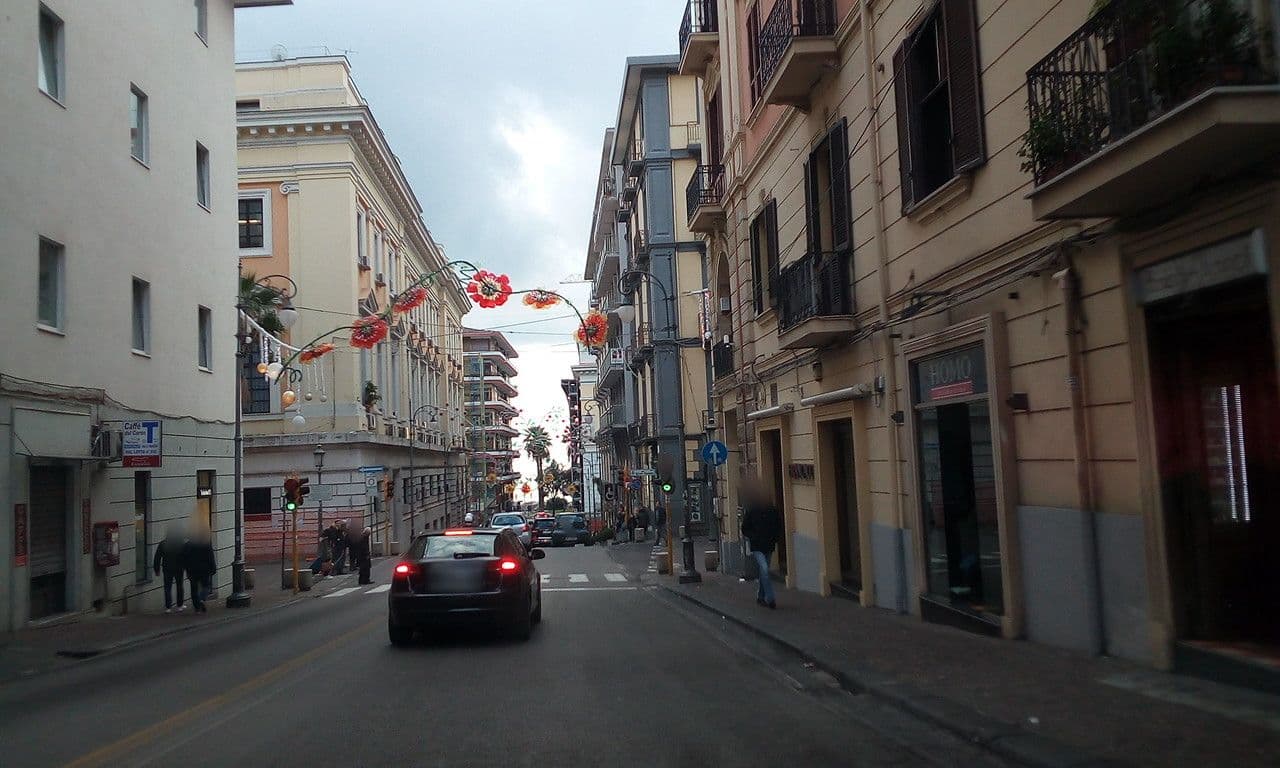 Street view near B&B Le Marinelle, Salerno — © giosa94 (CC BY-SA · Mapillary)