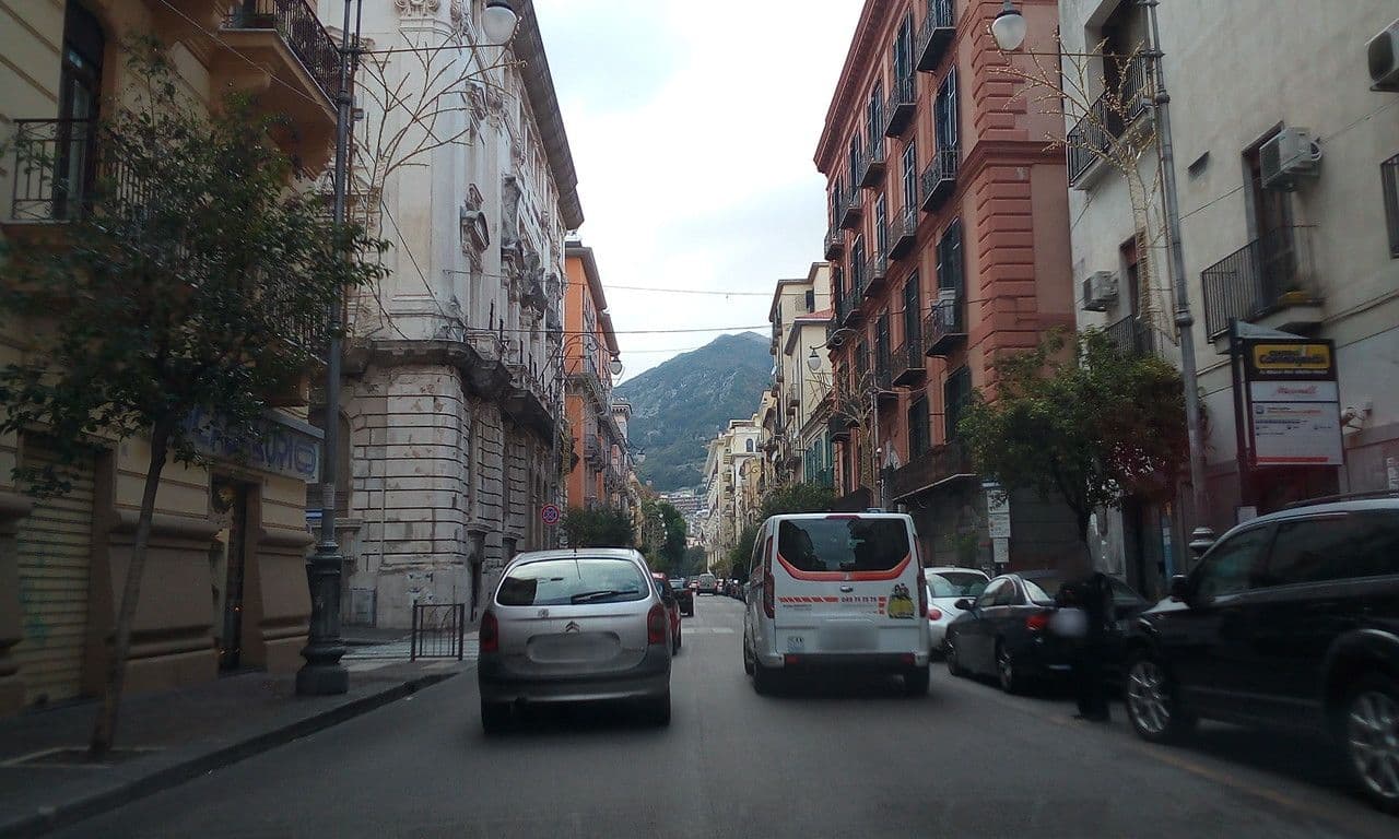 Street view near Capofortuna B&B Salerno Centro, Salerno — © giosa94 (CC BY-SA · Mapillary)