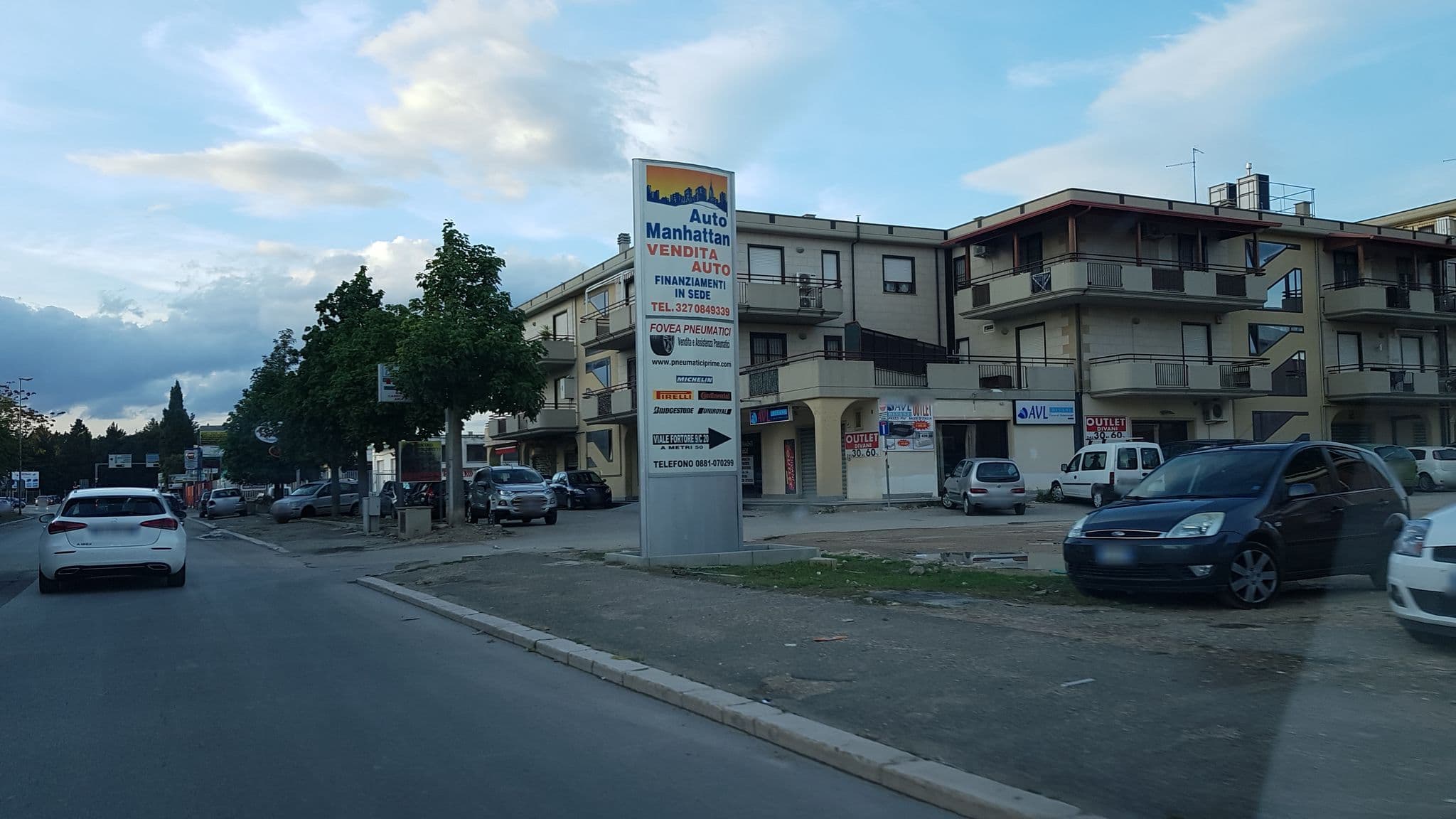 Street view near Aparthotel Fortore, Foggia — © ale_zena_it (CC BY-SA · Mapillary)