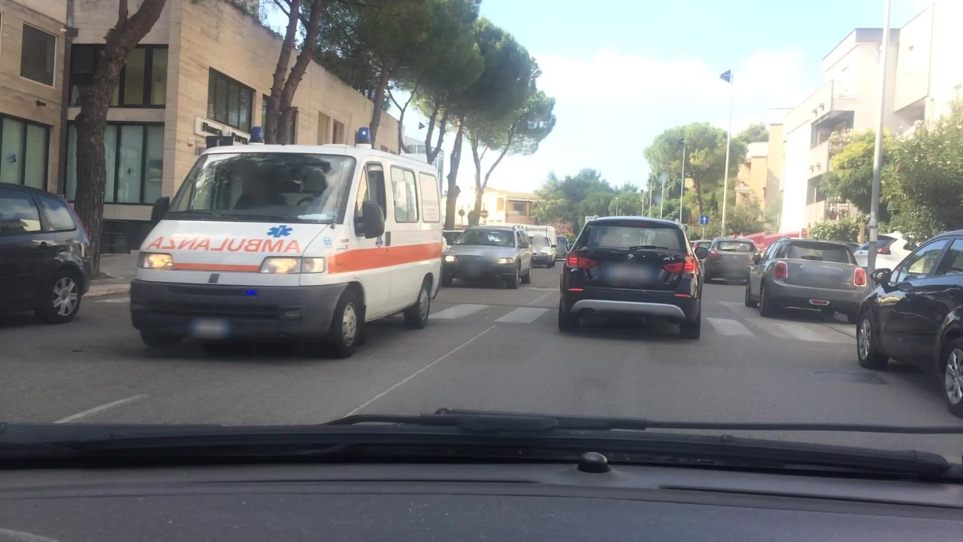 Street view near Palace Hotel Matera, Matera — © lvl5 (CC BY-SA · Mapillary)
