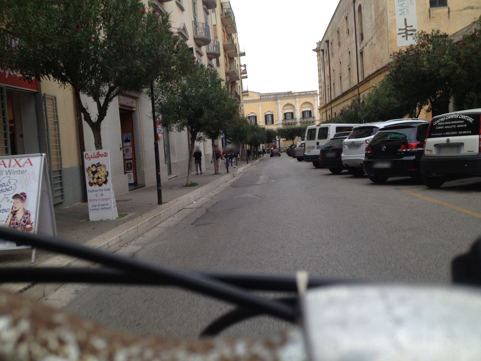 Street view near San Domenico’s Rooms, Matera — © raxpa (CC BY-SA · Mapillary)