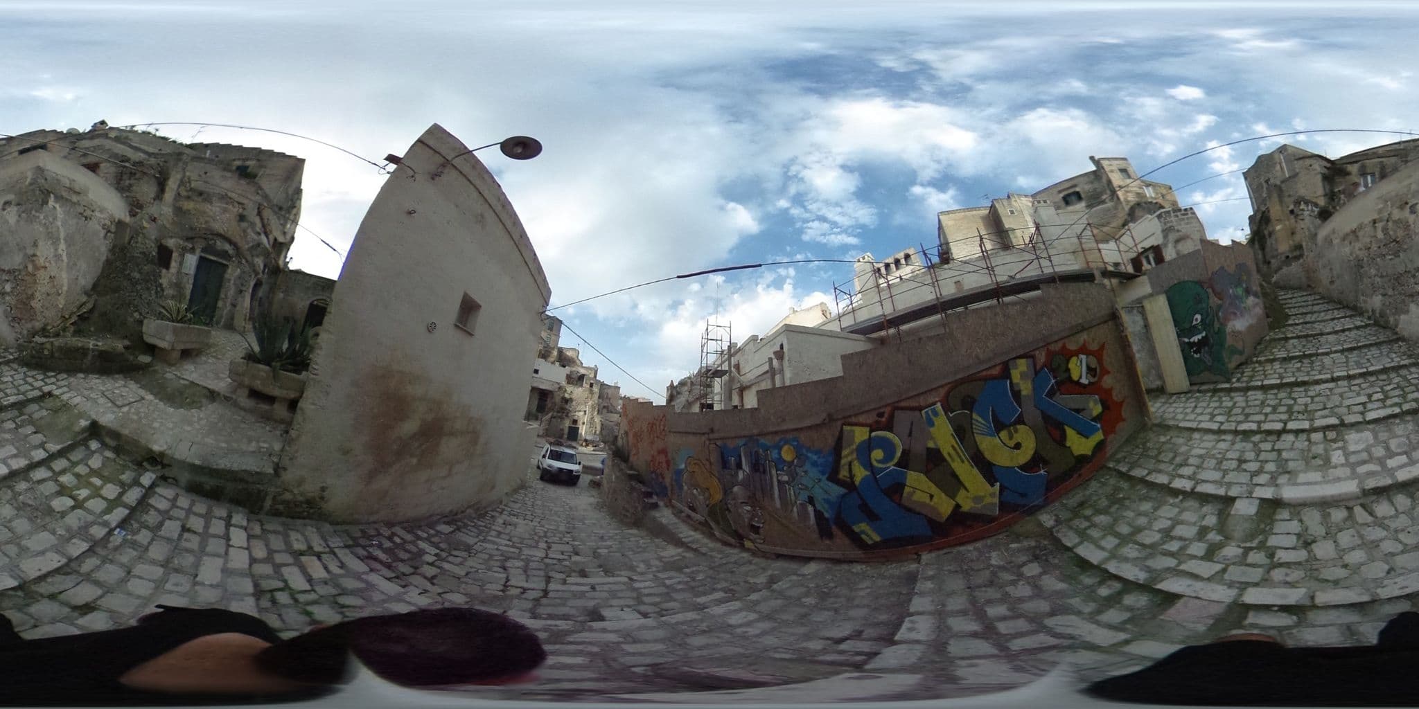 Street view near Le Terrazze Holiday Home, Matera — © raxpa (CC BY-SA · Mapillary)
