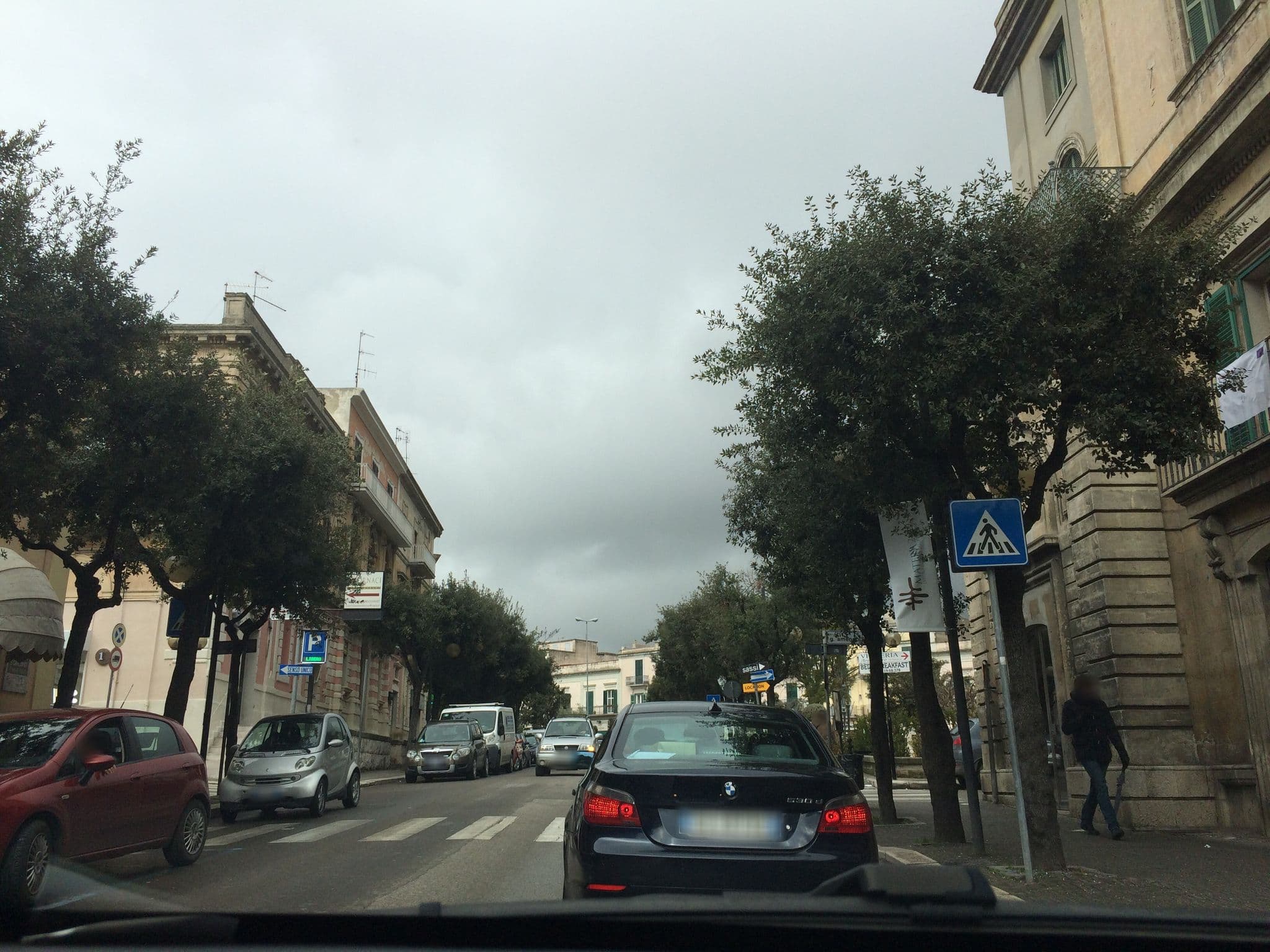 Street view near B&B Donna Eleonora, Matera — © raxpa (CC BY-SA · Mapillary)