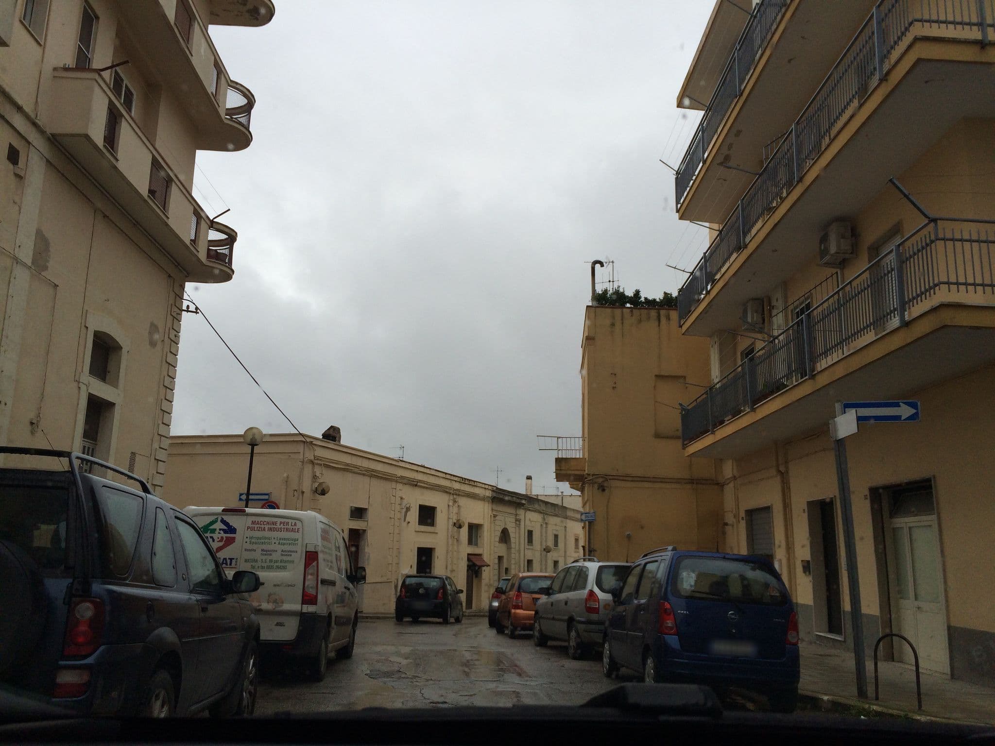 Street view near The Rock Hostel, Matera — © raxpa (CC BY-SA · Mapillary)