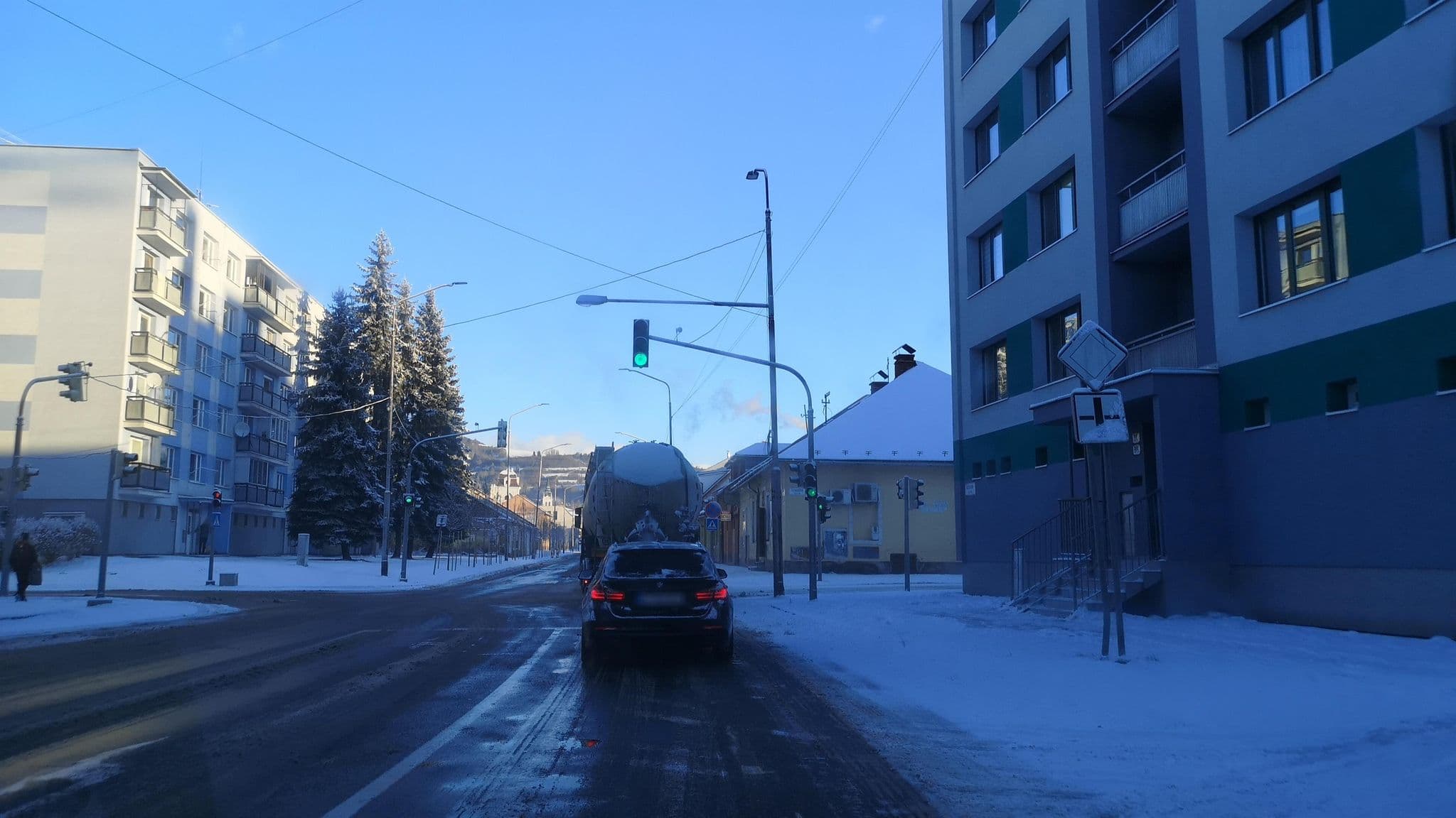 Street view near Hotel Stavbár, Brezno — © moon4 (CC BY-SA · Mapillary)