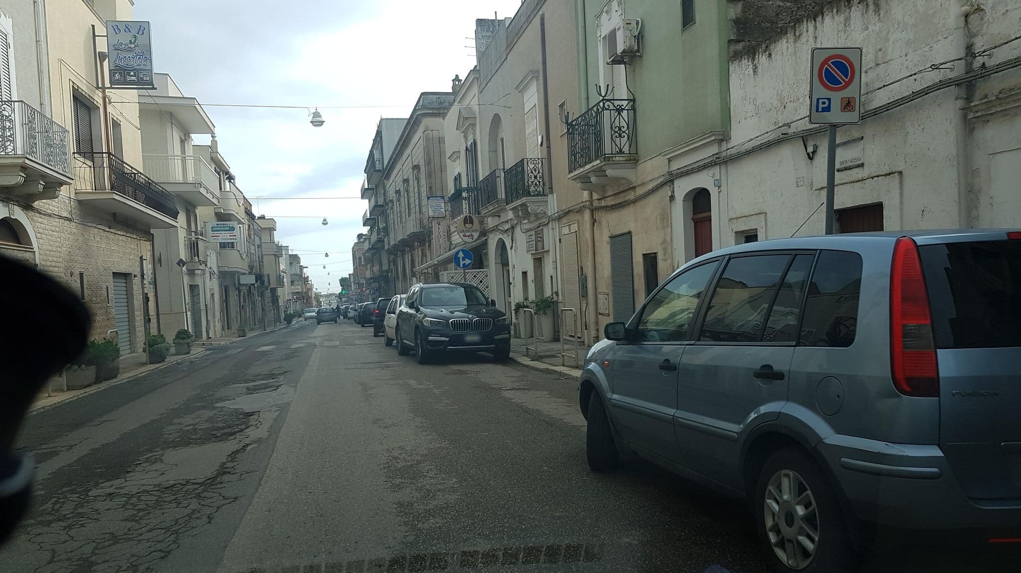 Street view near B&B La Lucertola, Carovigno — © ale_zena_it (CC BY-SA · Mapillary)