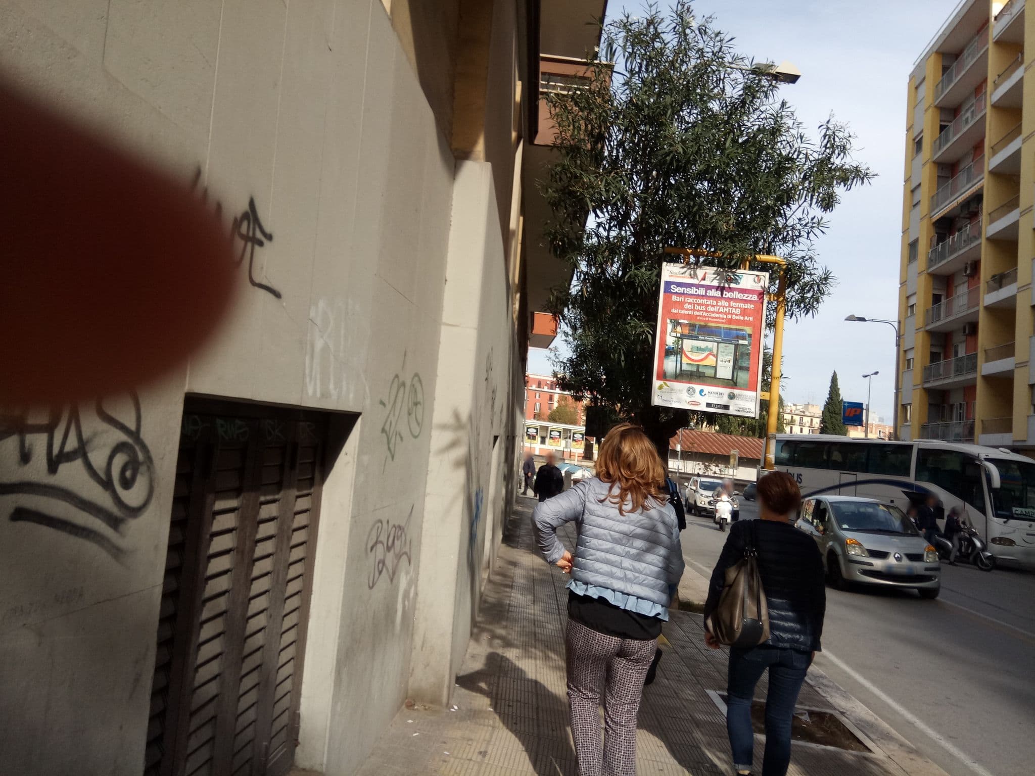 Street view near Ennio Rooms, Bari — © priore_giovanni (CC BY-SA · Mapillary)