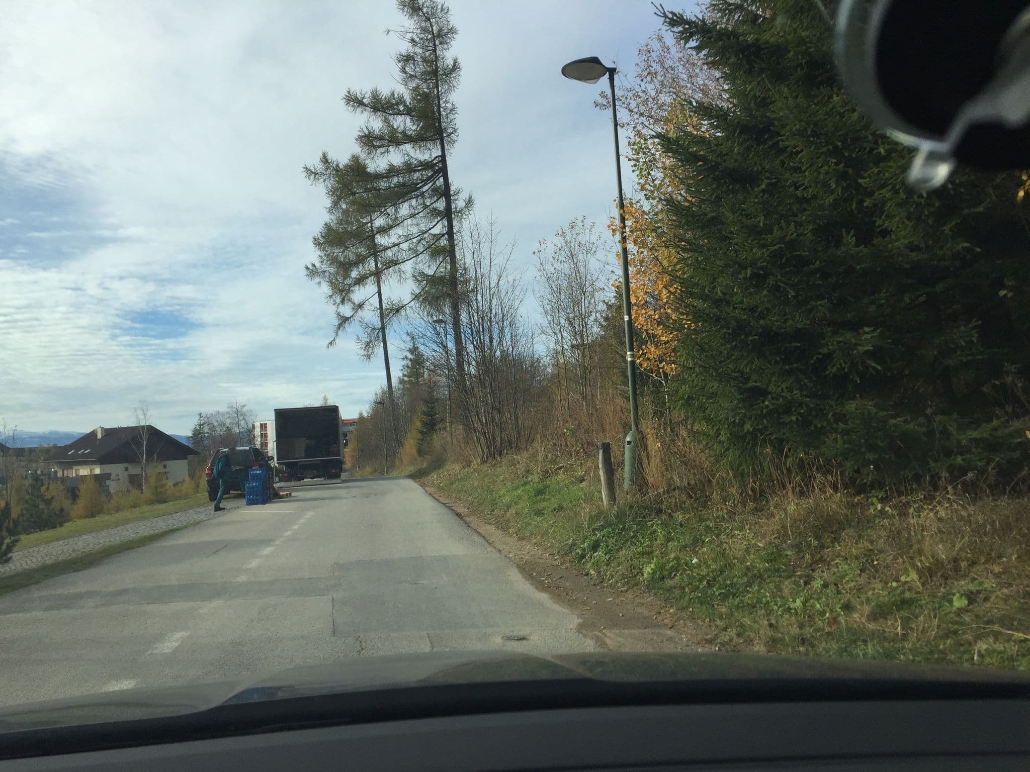 Street view near Hotel Bystrina, Vysoké Tatry