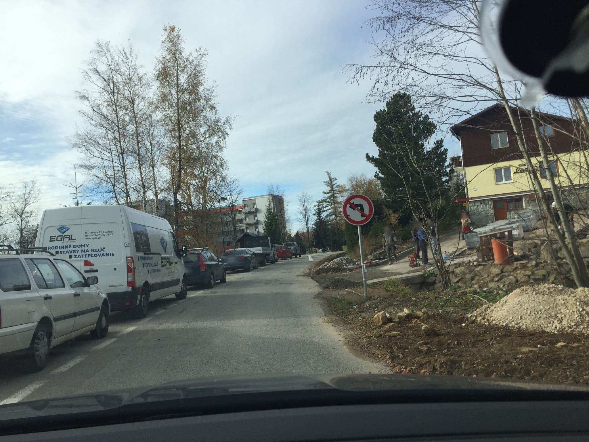 Street view near Villa Severka, Vysoké Tatry