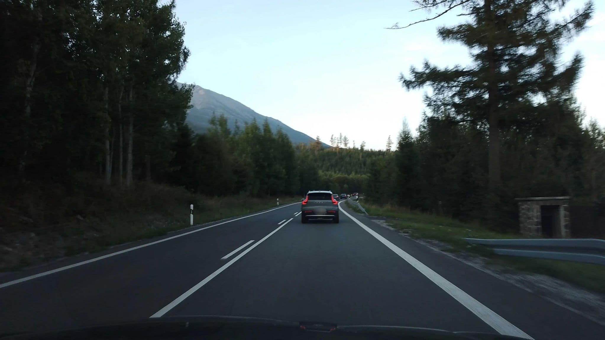 Street view near Villa Danielov dom, Vysoké Tatry
