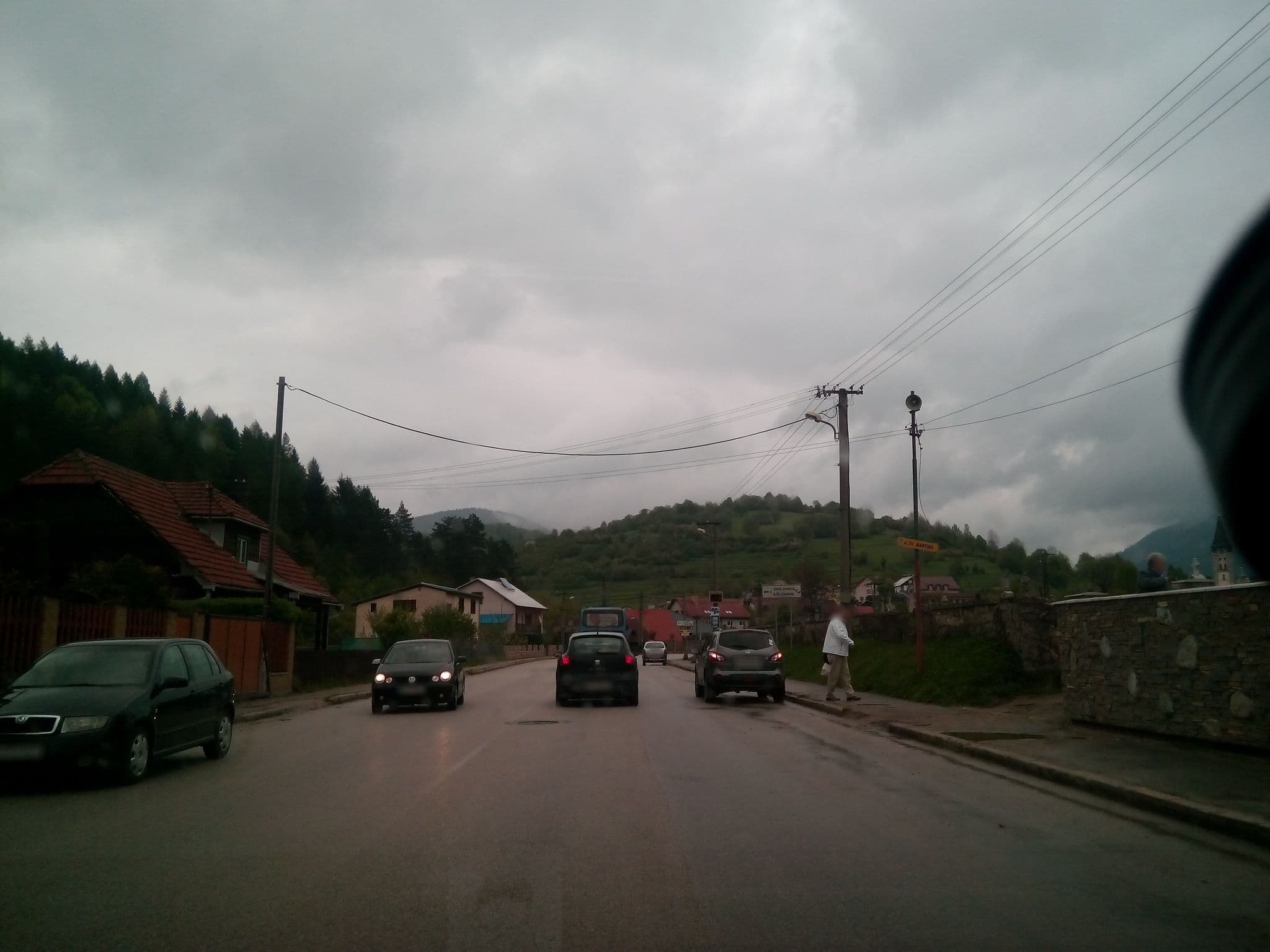 Street view near Vila Kamila, Terchová