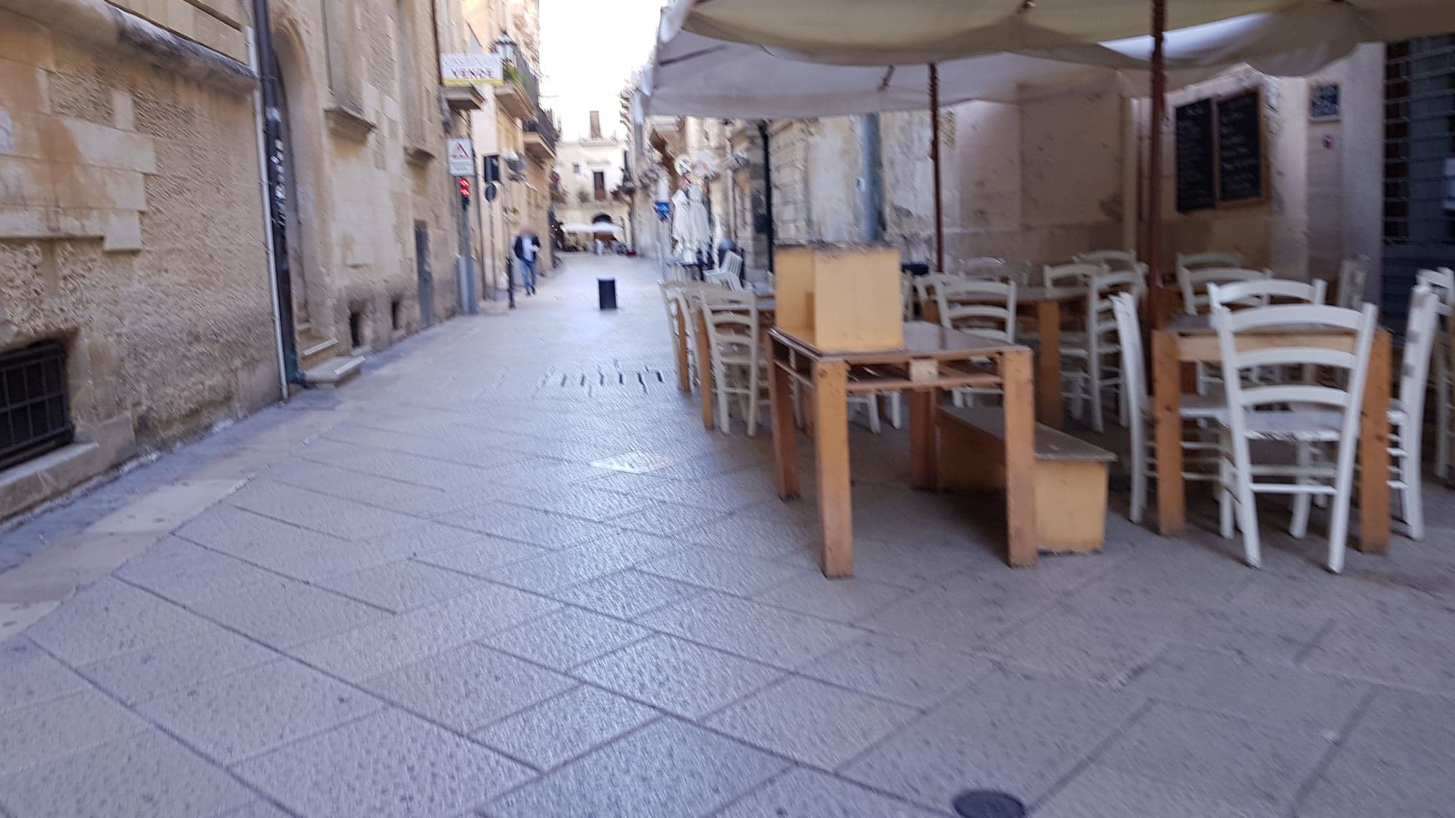 Street view near La Dimora dei Celestini, Lecce — © ale_zena_it (CC BY-SA · Mapillary)