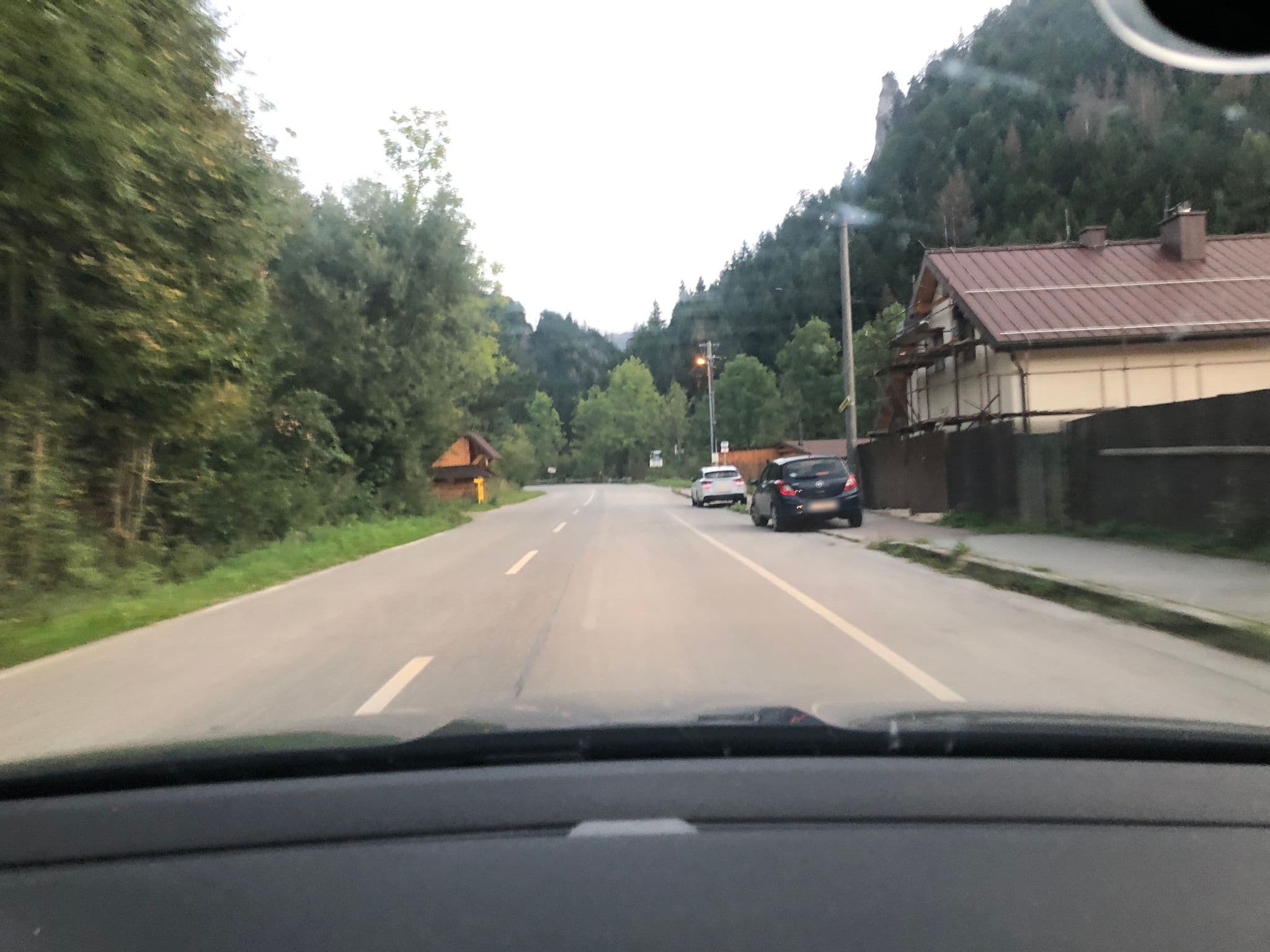 Street view near Chata pod Mníchom, Terchová