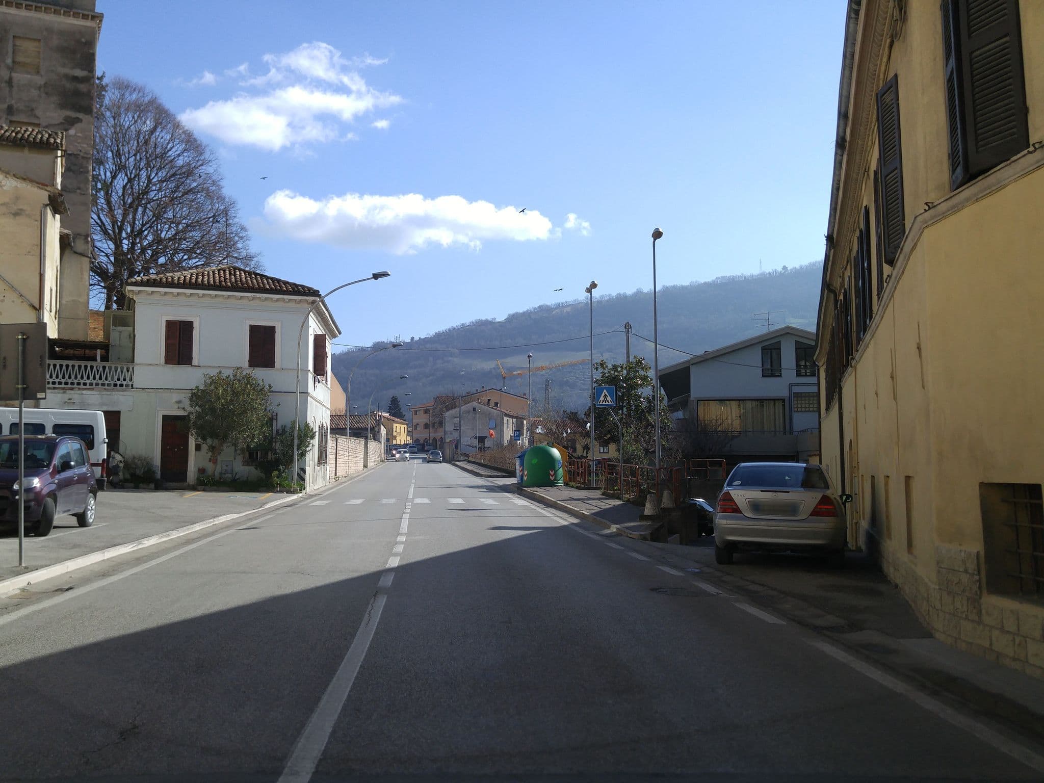 Street view near La Finestra sul Fiume, Fossombrone — © sorcrosc (CC BY-SA · Mapillary)
