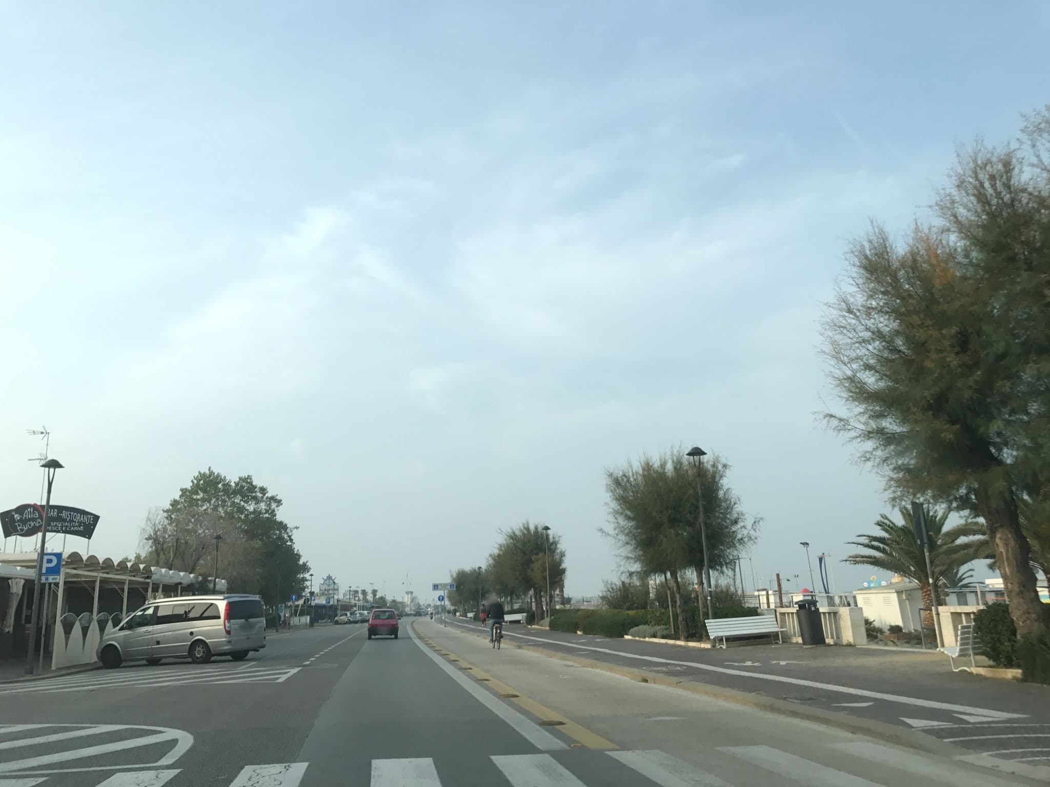 Street view near Spatiki v nomere), Rimini — © asturksever (CC BY-SA · Mapillary)