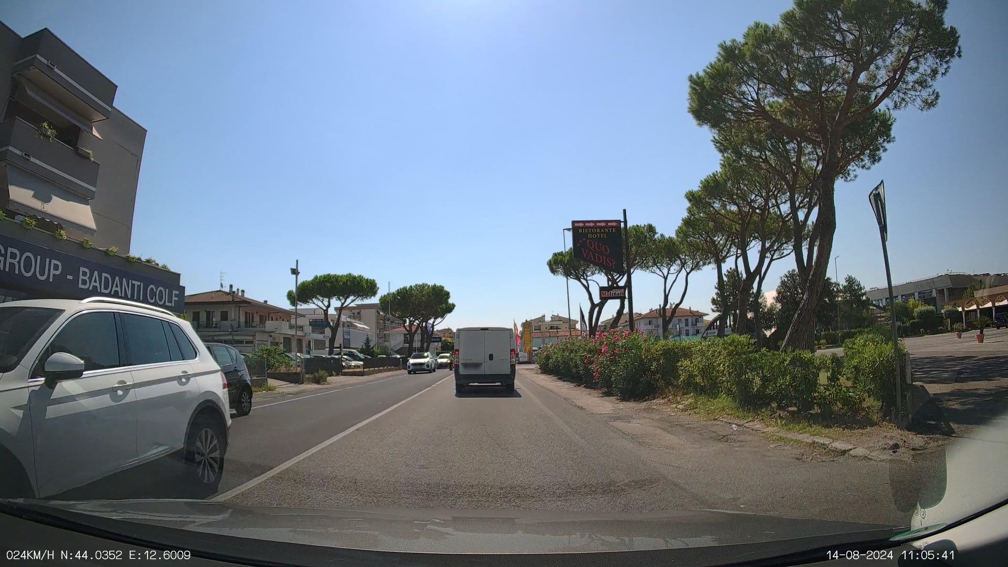 Street view near S. N. C. Albergo Rist. Quo Vadis di Gaudenzi Felicefigli & C., Rimini — © heetENkoel (CC BY-SA · Mapillary)