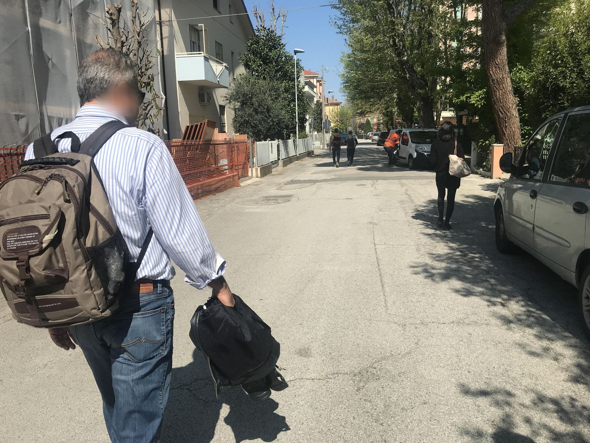 Street view near Hotel Apis Rimini, Rimini — © nekozge (CC BY-SA · Mapillary)