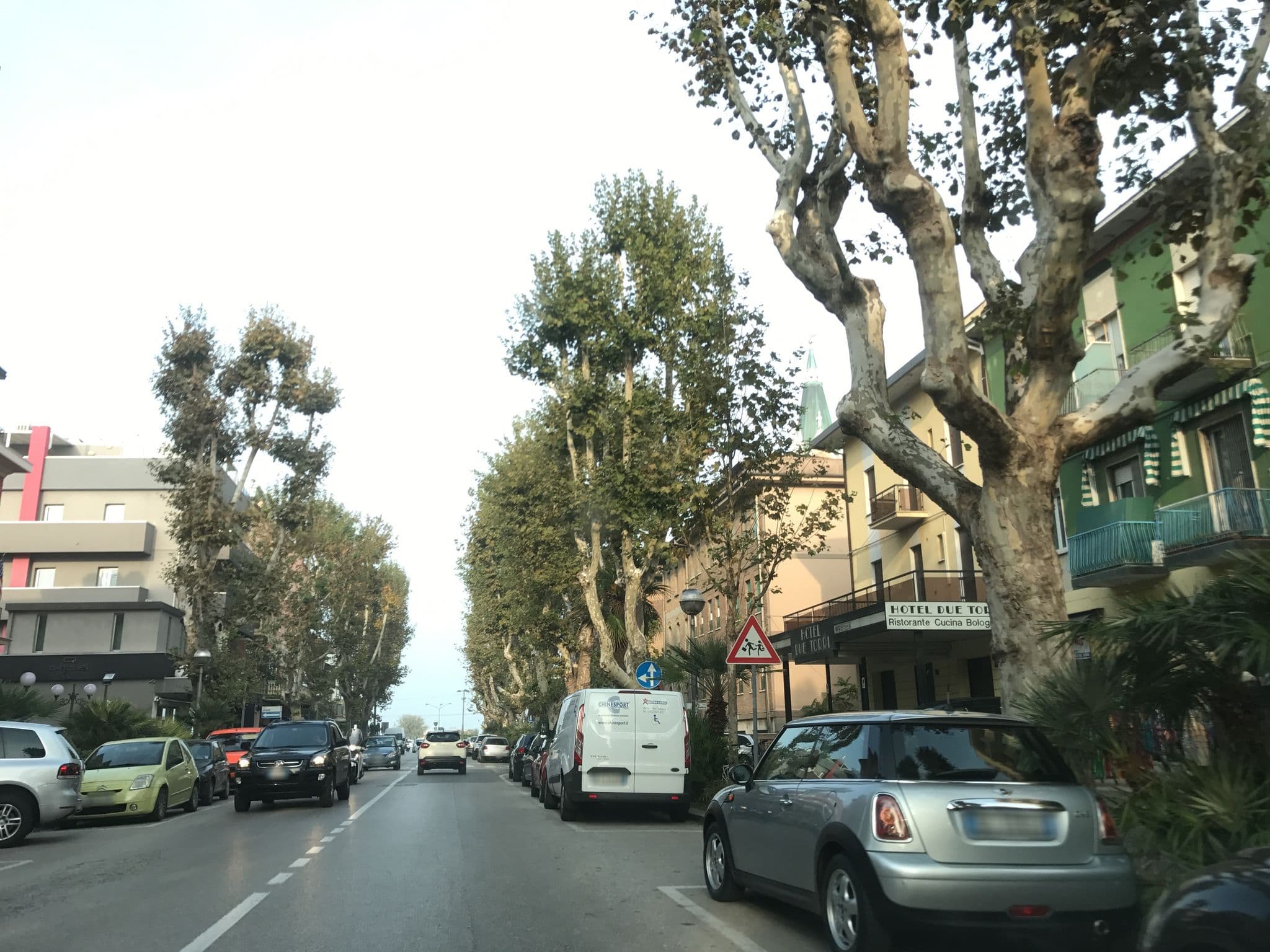 Street view near Residence Hotel Queen, Rimini — © asturksever (CC BY-SA · Mapillary)