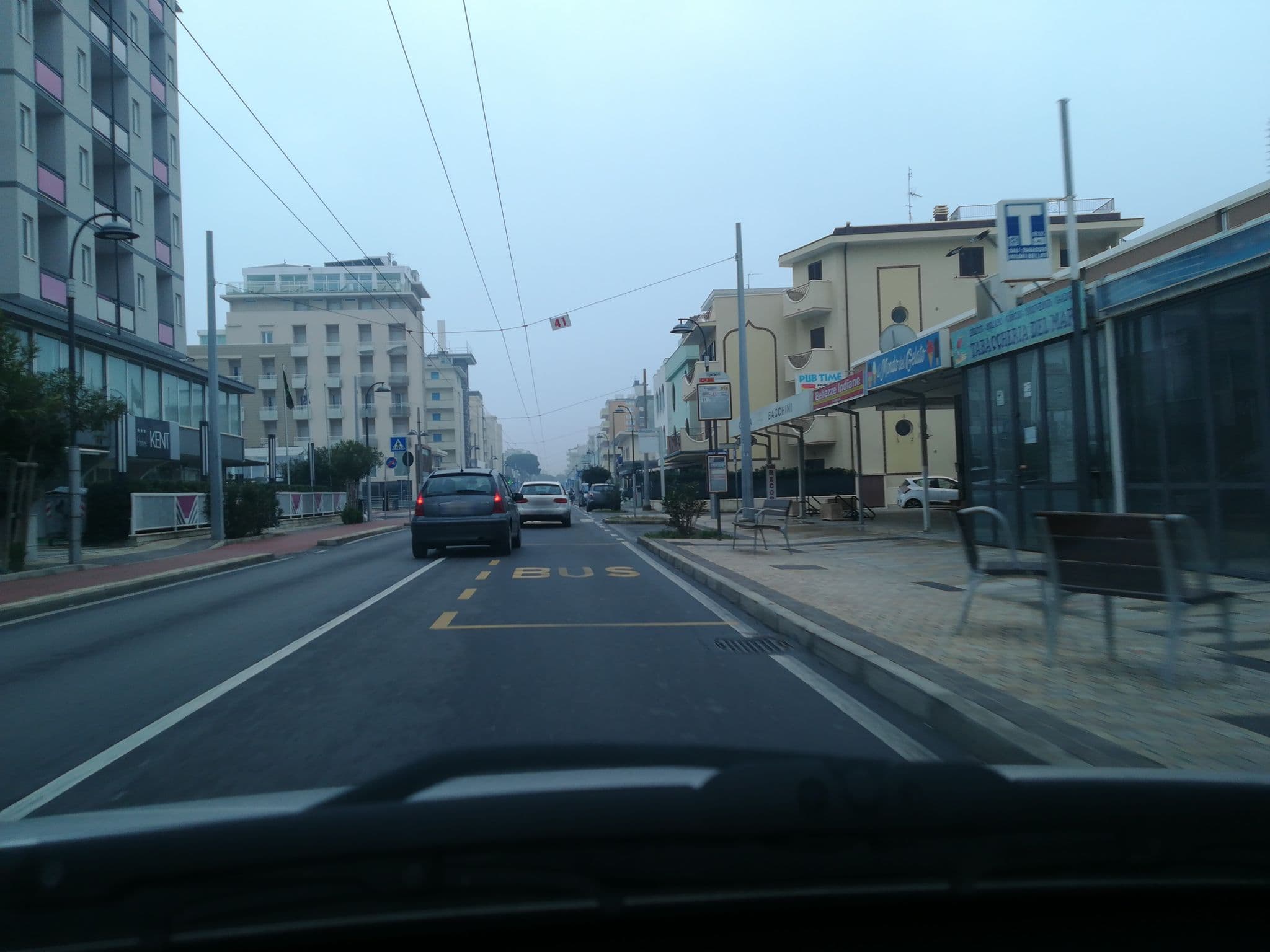 Street view near Hotel Fedora Riccione, Riccione — © battarsa (CC BY-SA · Mapillary)