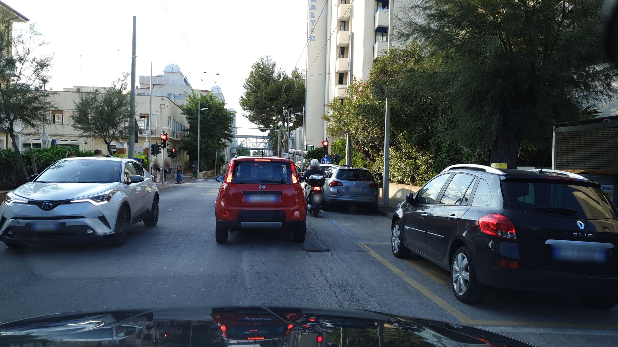 Street view near Piscina Sarti, Riccione — © zerbit (CC BY-SA · Mapillary)
