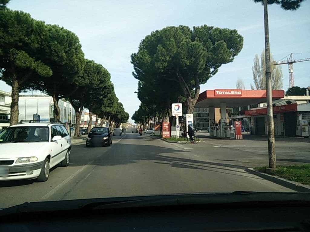 Street view near Tamburini Ascensori, Rimini — © bellazambo (CC BY-SA · Mapillary)