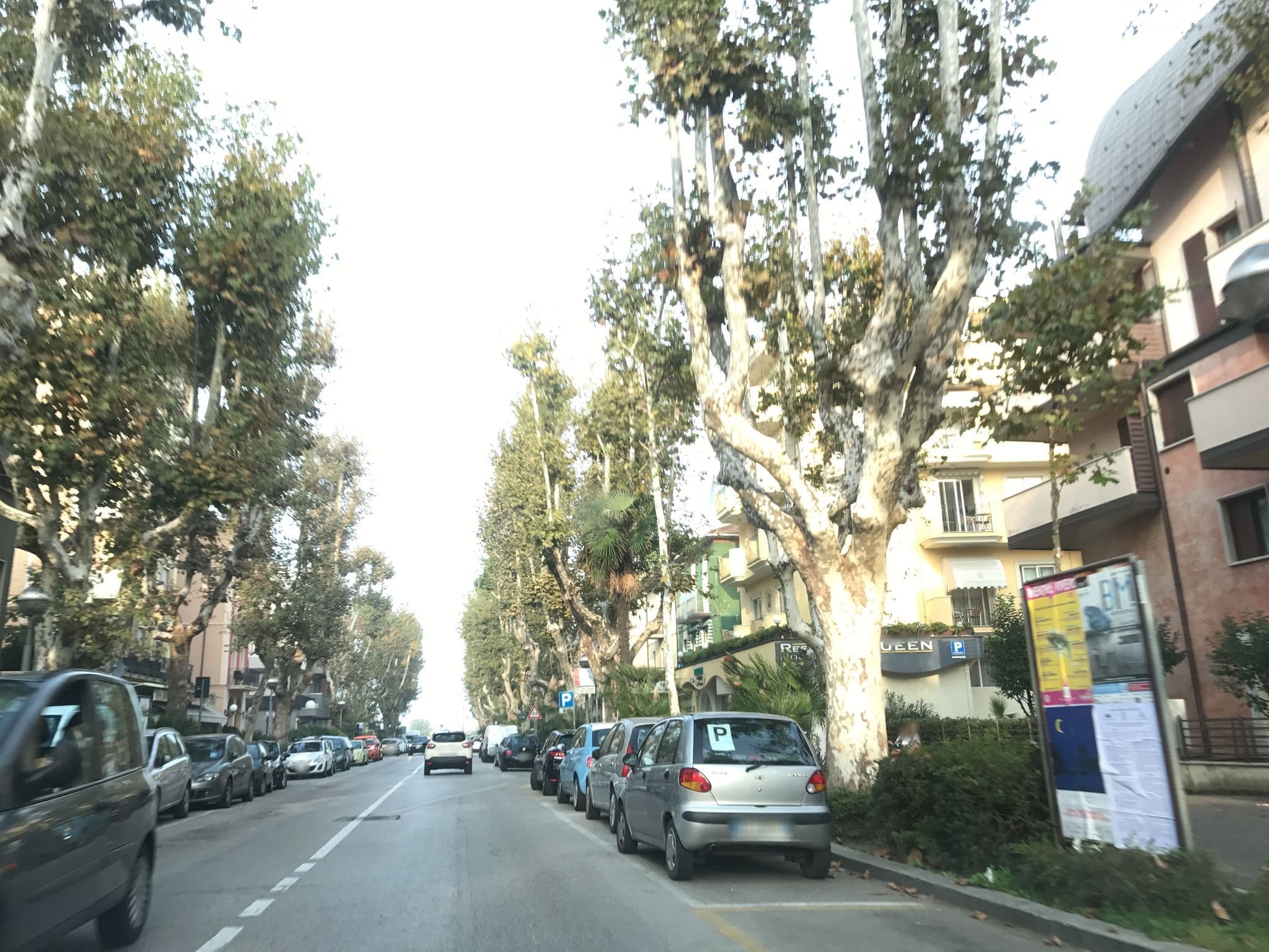 Street view near Hotel Luxor Rimini, Rimini — © asturksever (CC BY-SA · Mapillary)