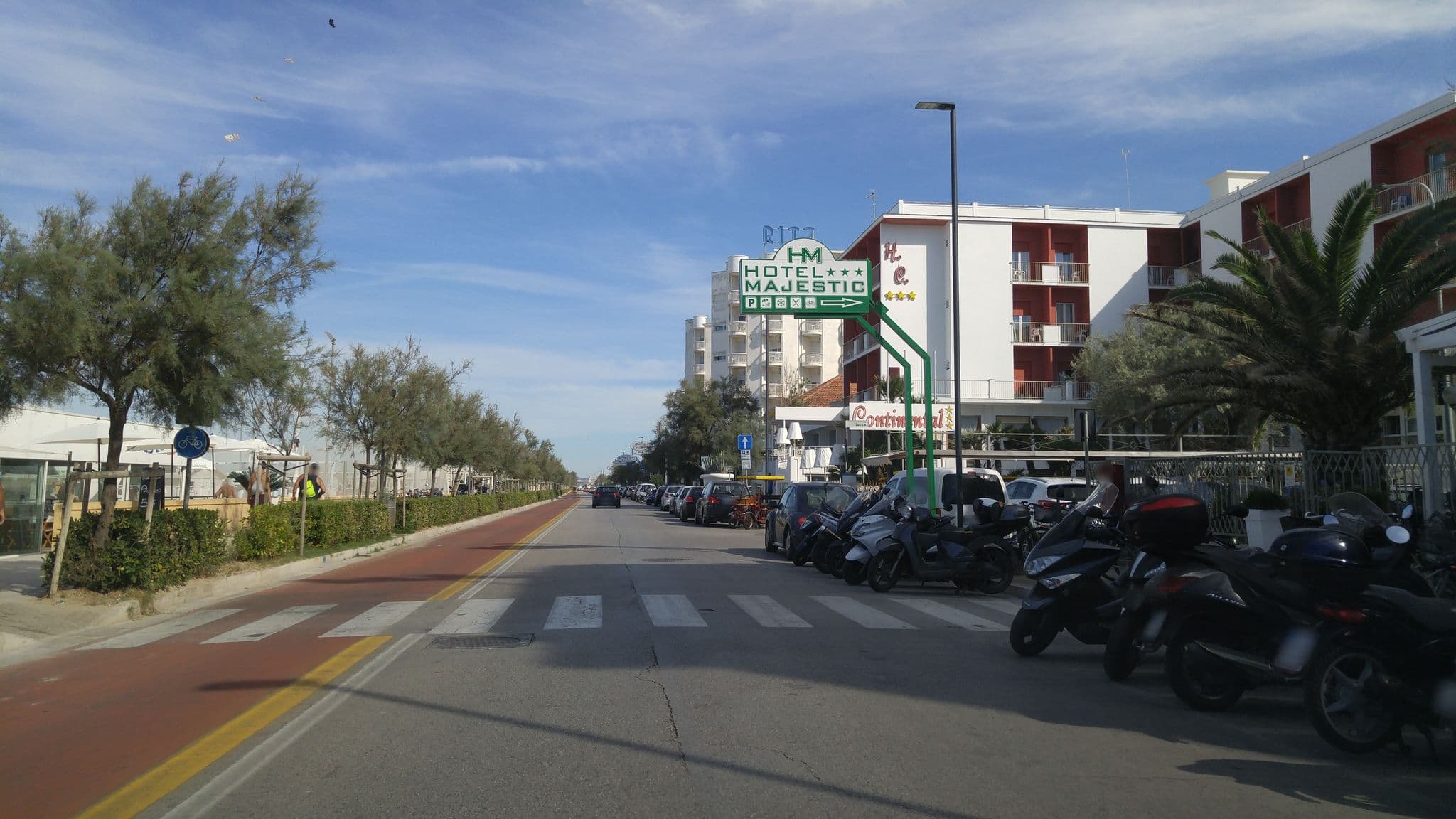 Street view near Continental Hotel Senigallia, Senigallia — © sorcrosc (CC BY-SA · Mapillary)