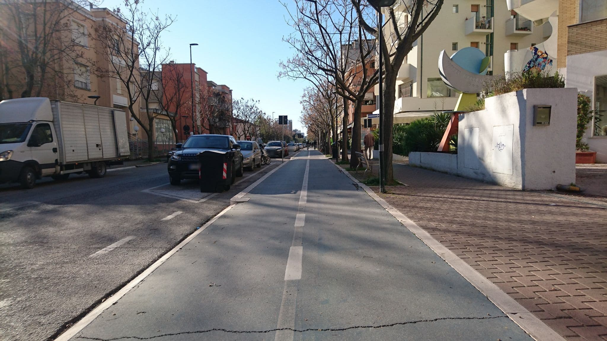 Street view near Hotel Cesar, Pesaro — © voschix (CC BY-SA · Mapillary)