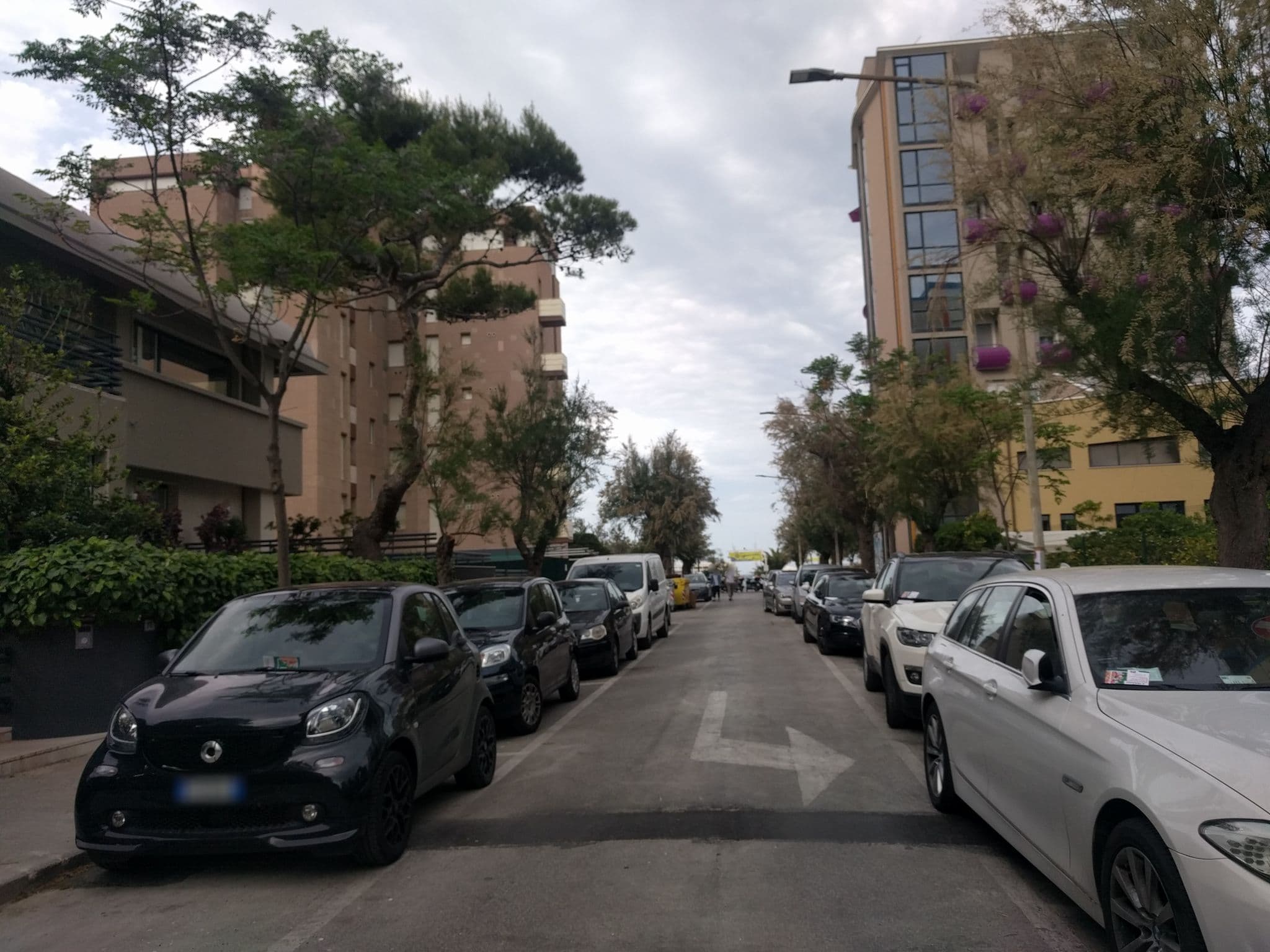 Street view near Hotel Caravan, Pesaro — © sorcrosc (CC BY-SA · Mapillary)