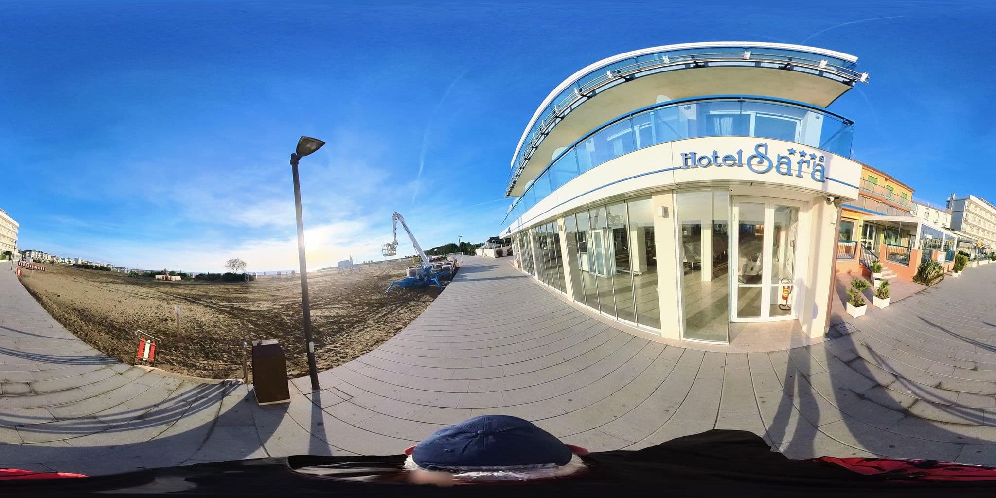 Street view near Hotel Giacomazzo Fronte Mare, Caorle — © osmplus_org (CC BY-SA · Mapillary)