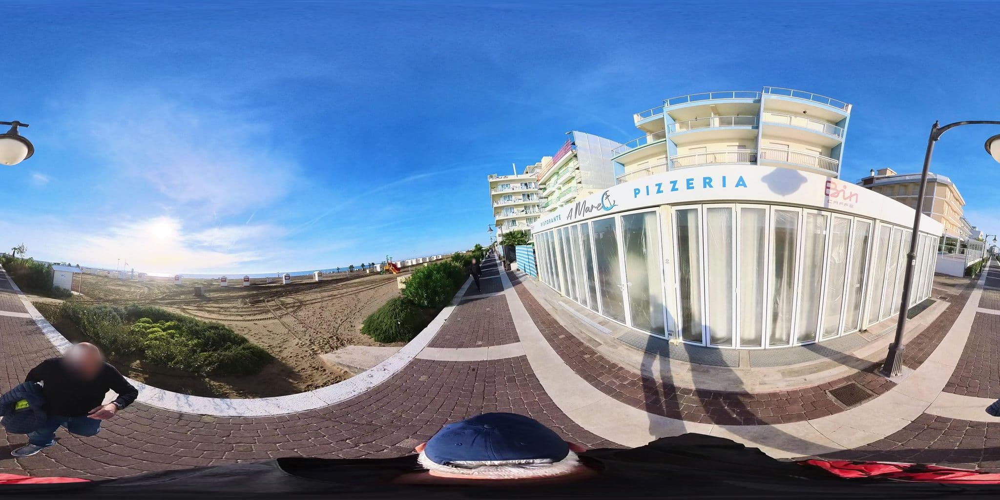 Street view near Hotel Parigi, Caorle — © osmplus_org (CC BY-SA · Mapillary)
