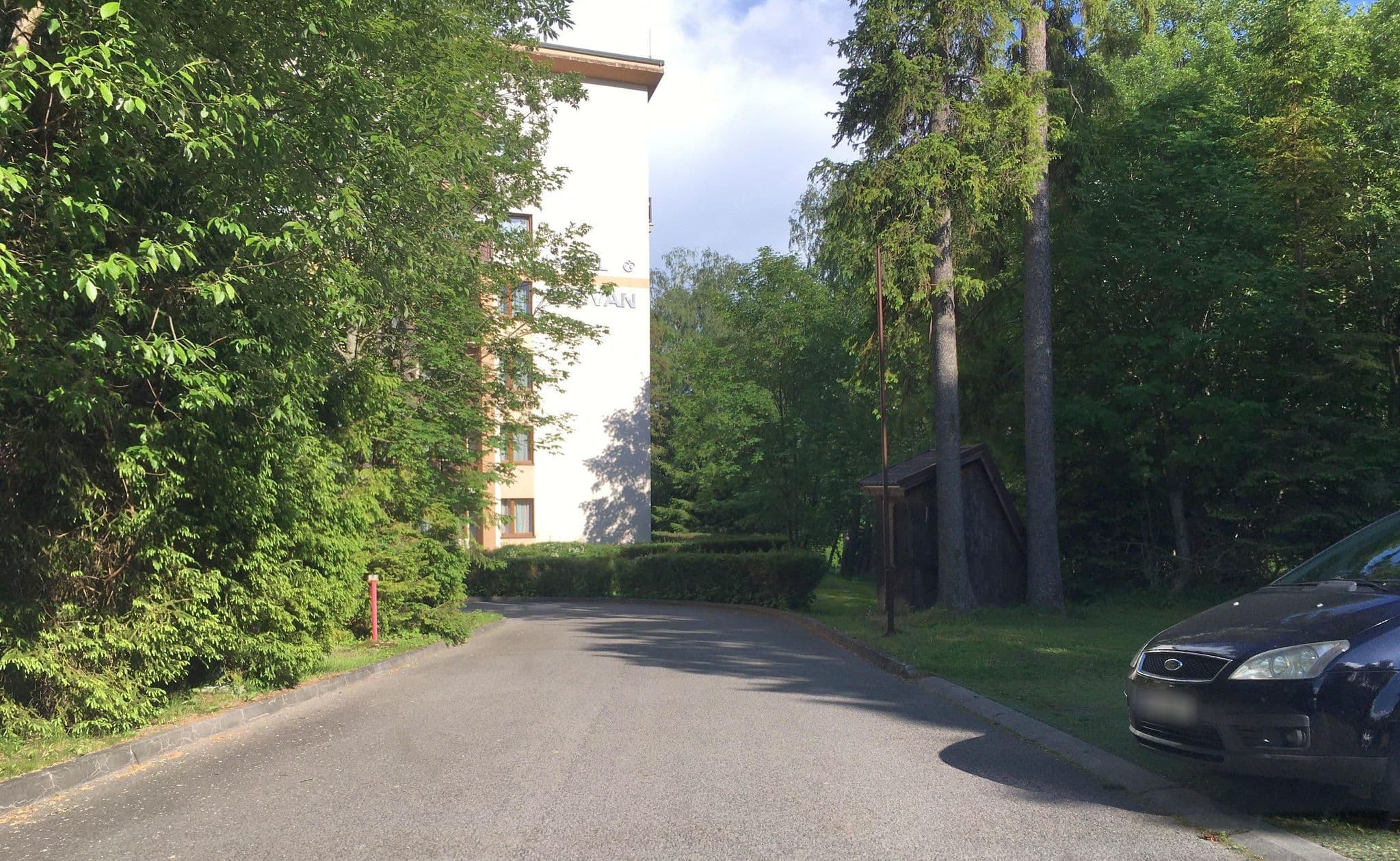 Street view near Villa Meribel, Vysoké Tatry