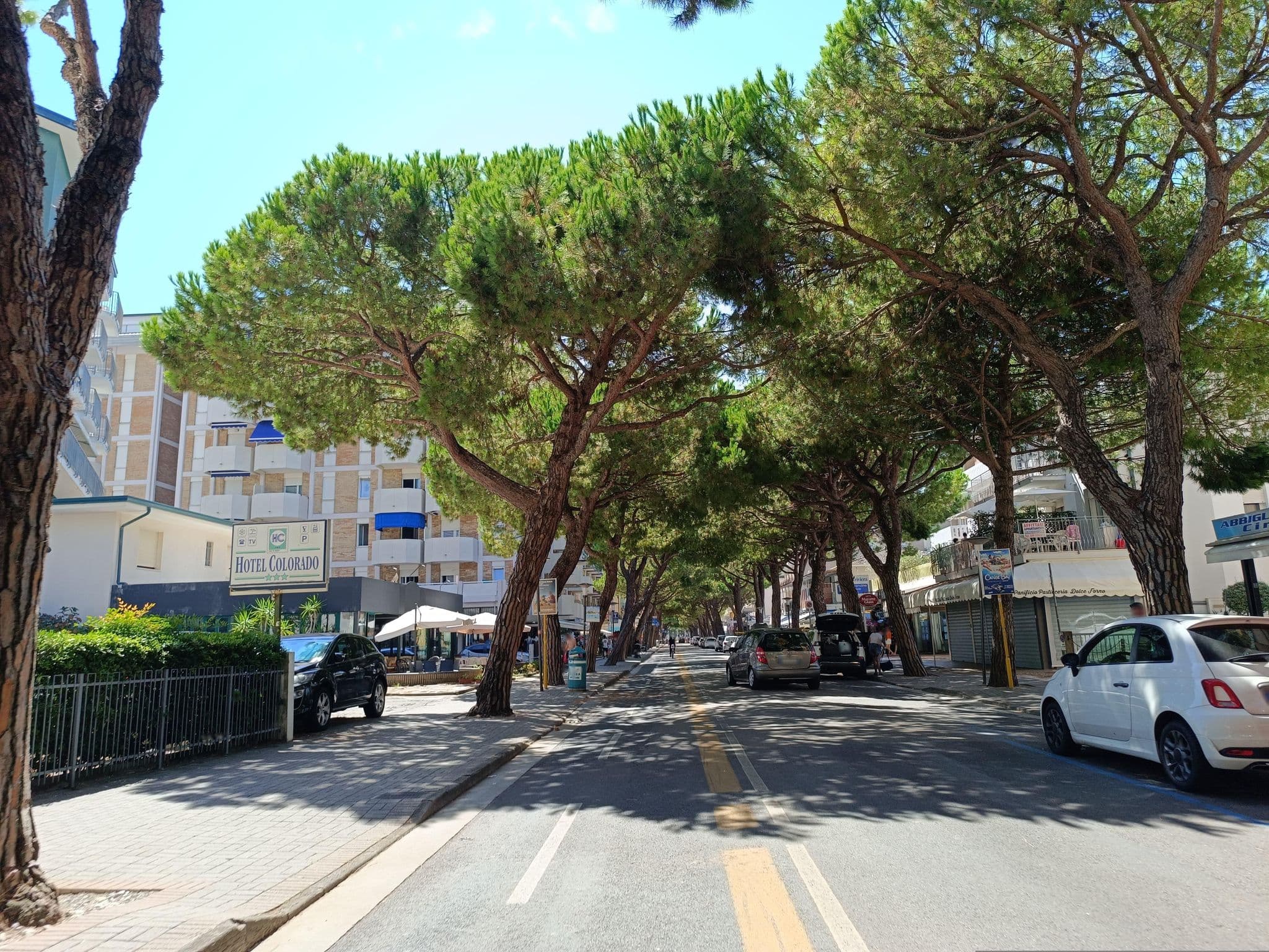 Street view near Hotel Albergo, Lido di Jesolo — © Duro (CC BY-SA · Mapillary)