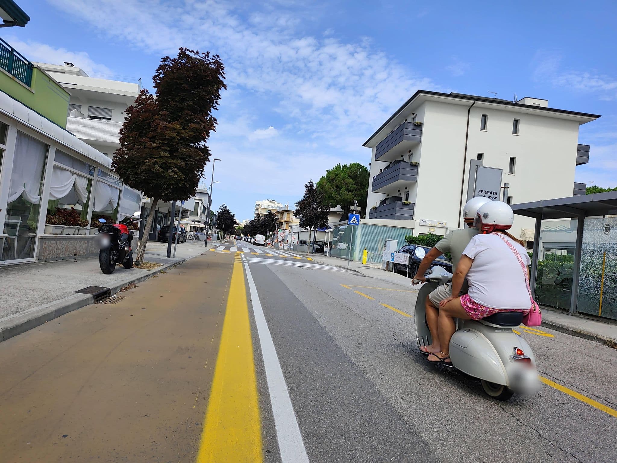 Street view near Pensione Orchidea, Lignano Sabbiadoro — © Duro (CC BY-SA · Mapillary)