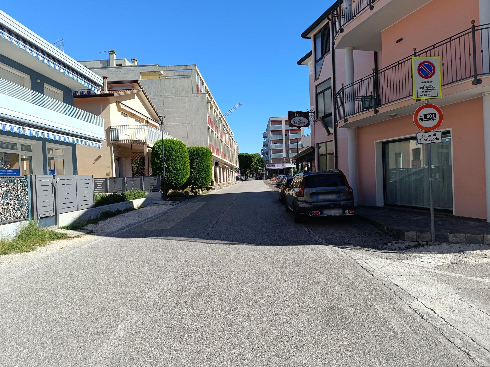Street view near Villa Veneta, Bibione — © Duro (CC BY-SA · Mapillary)